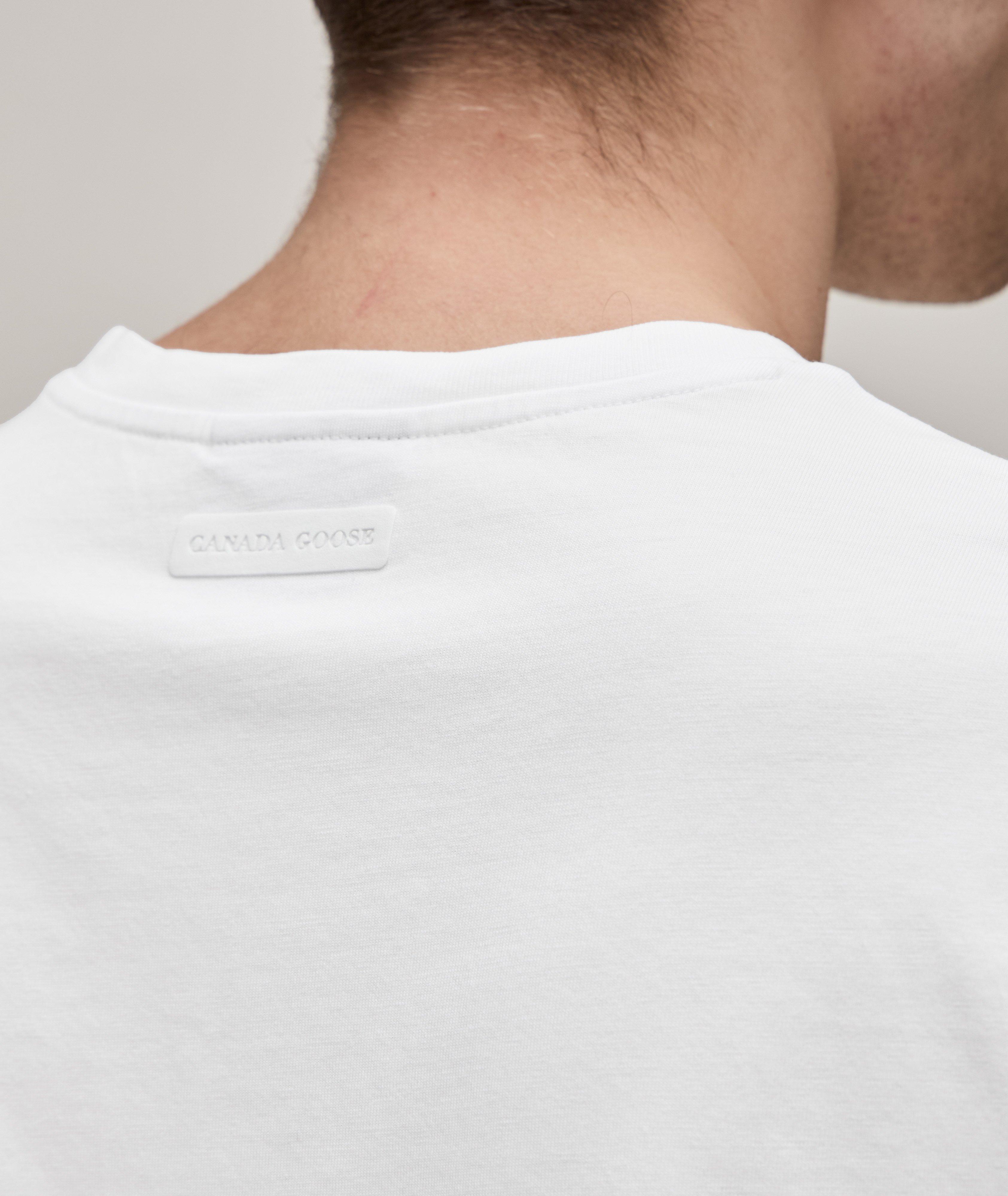 T-shirt Emerson en coton avec logo caoutchouté image 3