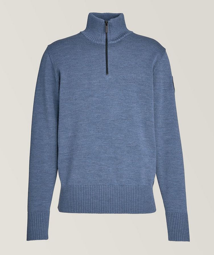 Rosseau Merino Wool Quarter-Zip Sweater image 0
