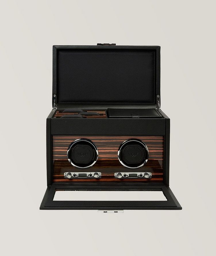Roadster Double Watch Winder With Storage image 2