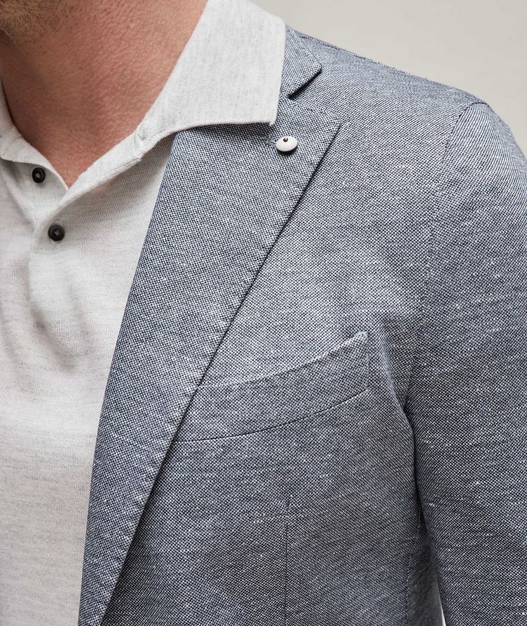 Jersey Linen-Cotton Sport Jacket image 3