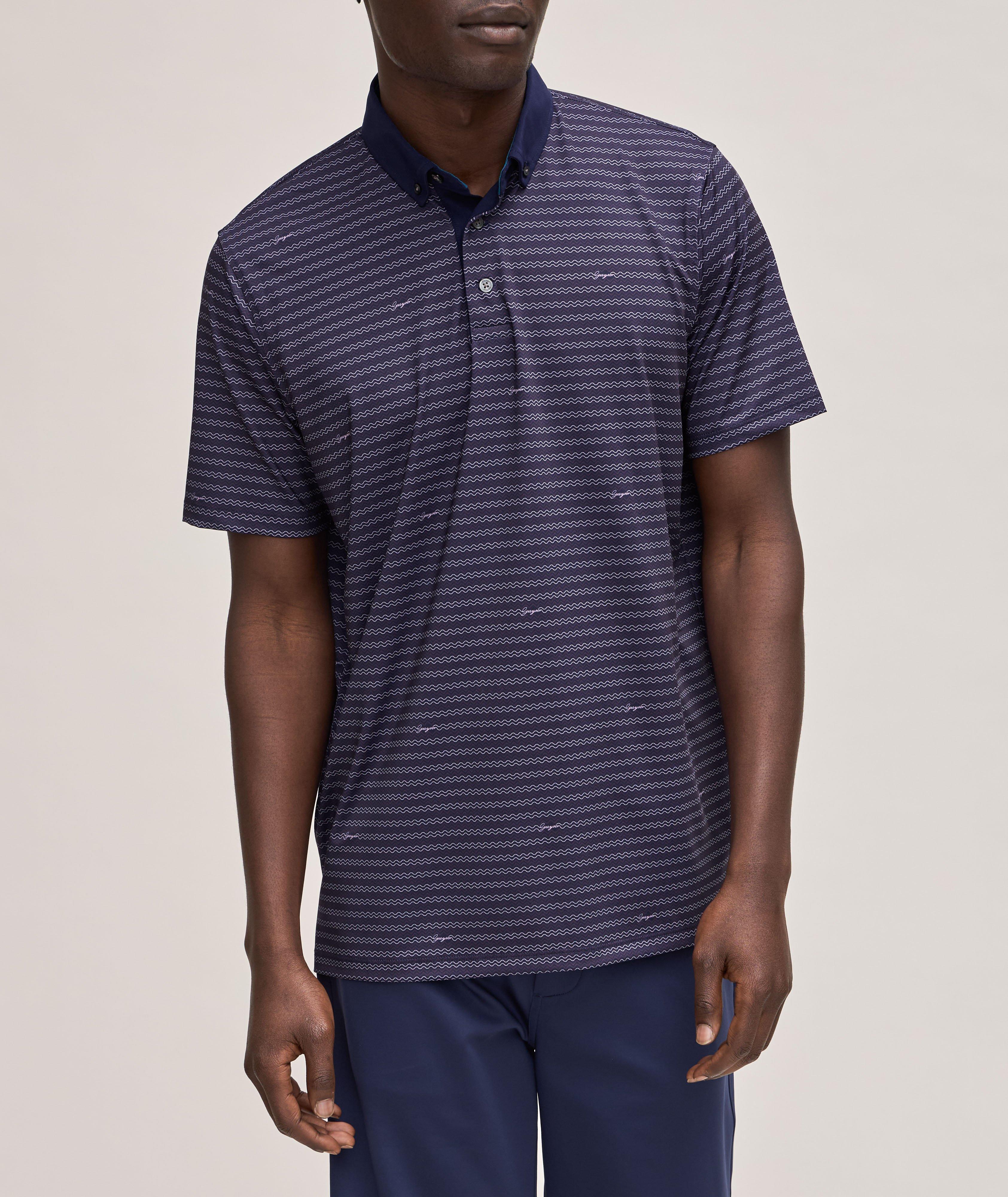 Wind & Water Symbol Stretch-Fabric Golf Polo image 1