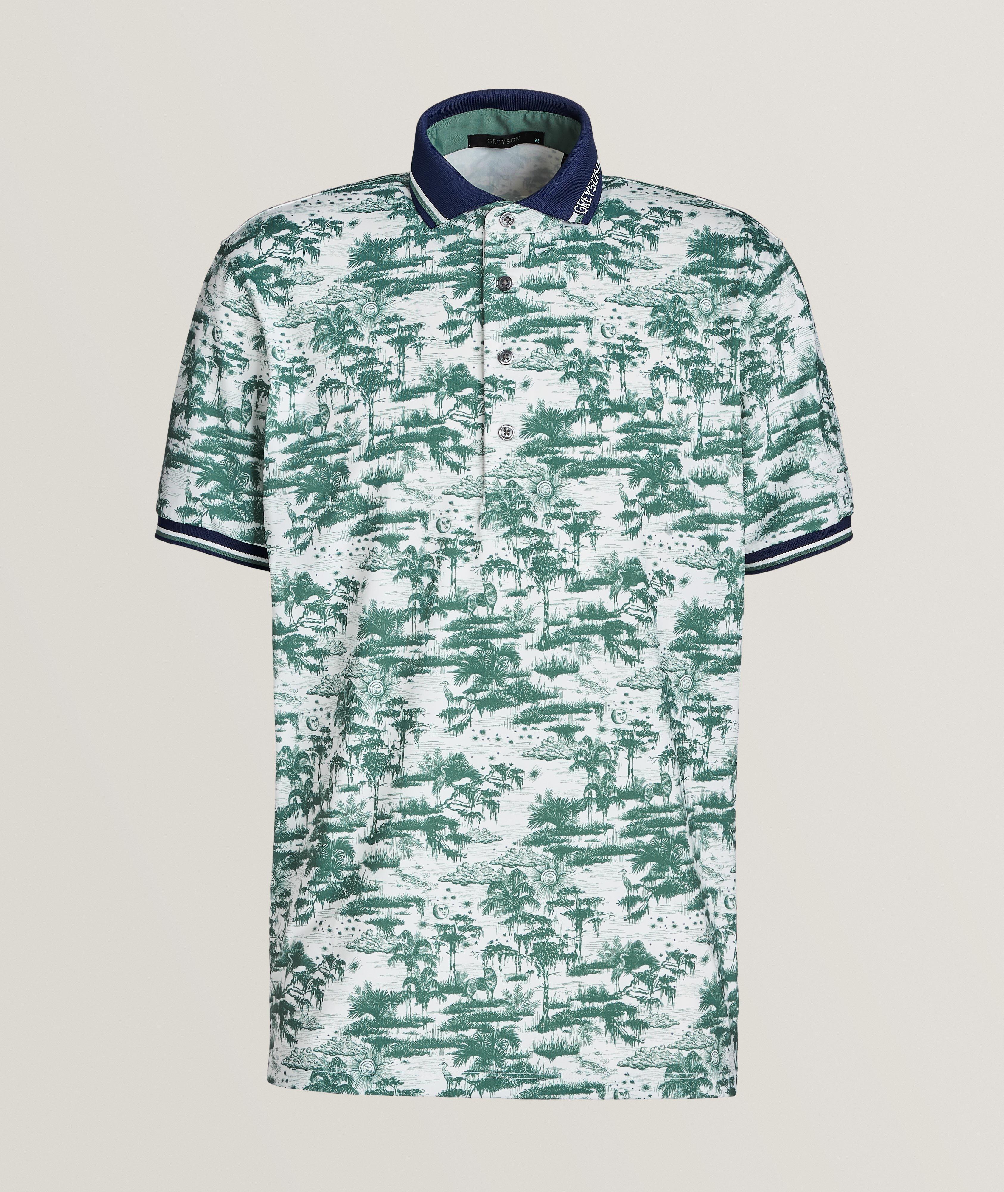 Mystic Pattern Technical Fabric Polo image 0