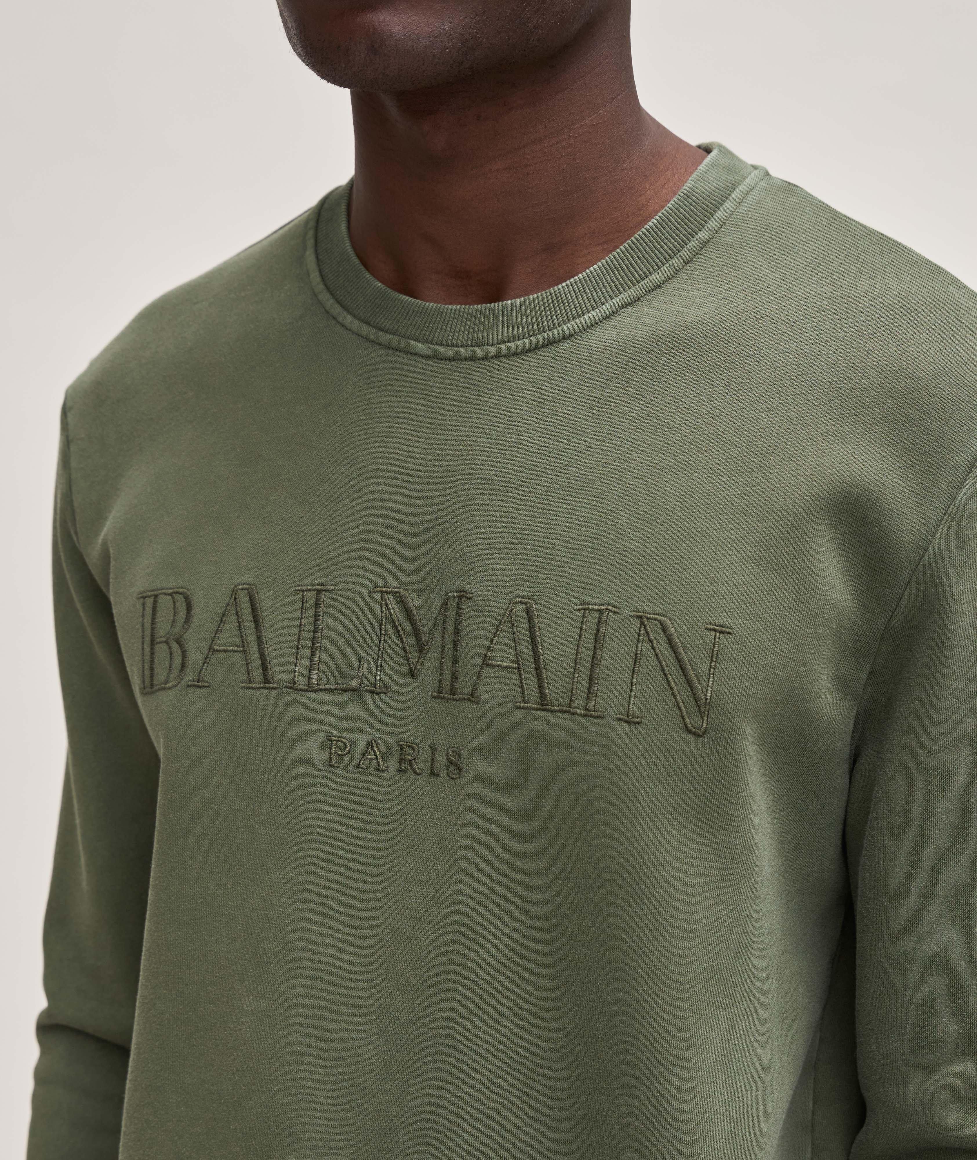 Logo Embroidered Vintage Wash Sustainable Sweatshirt image 3