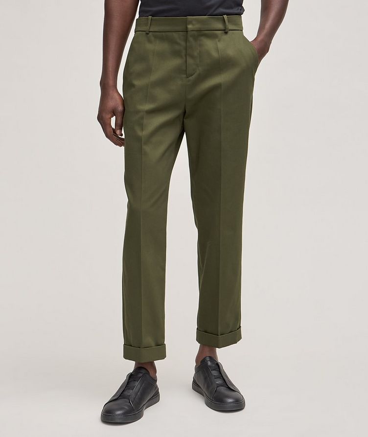 Weighted Cotton Cuffed Pants  image 1