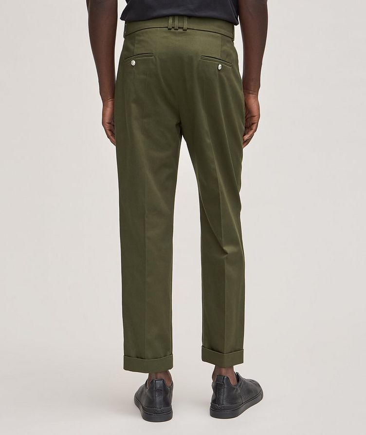 Weighted Cotton Cuffed Pants  image 2