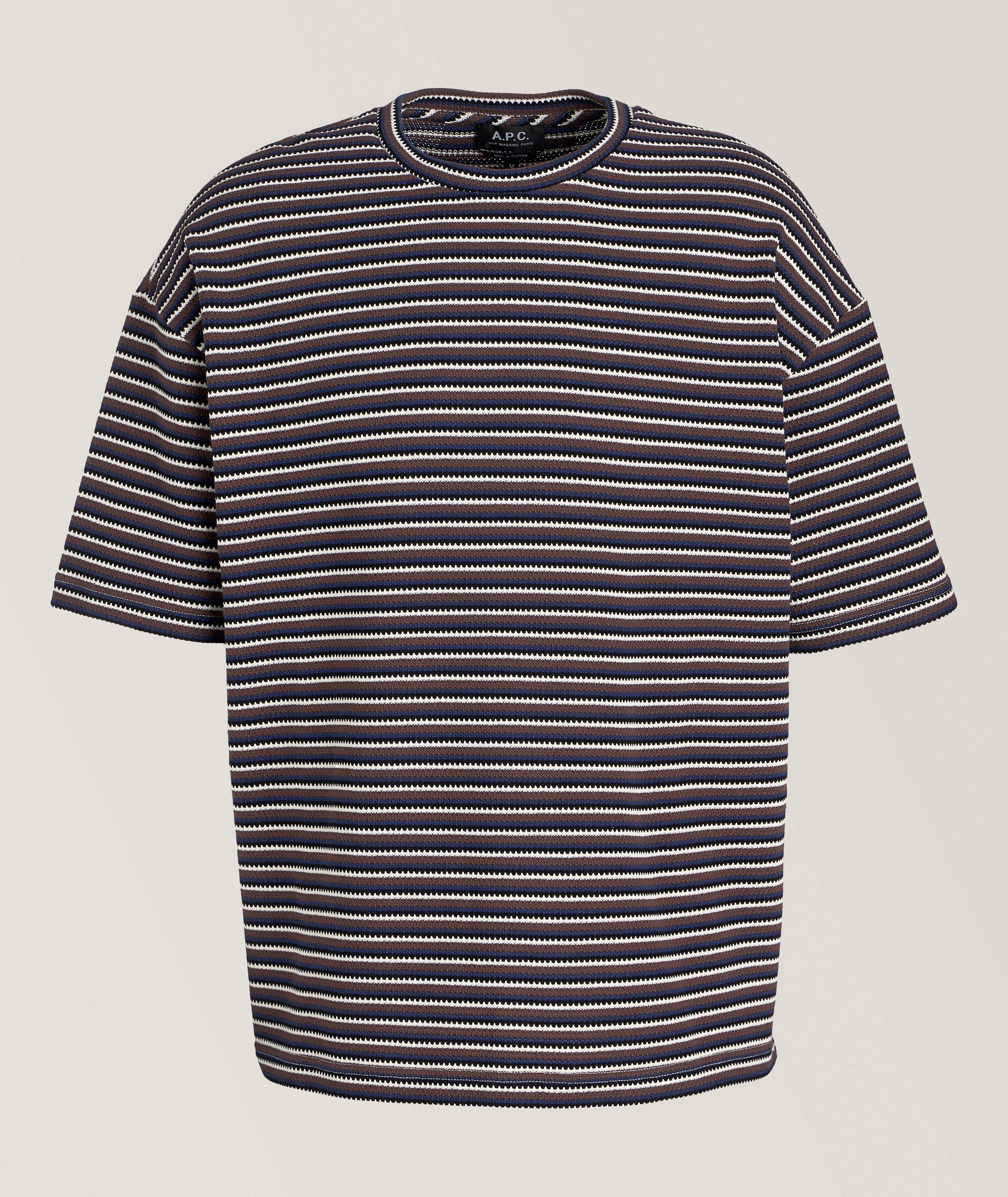 Bahia Multi-Striped Organic Cotton T-Shirt