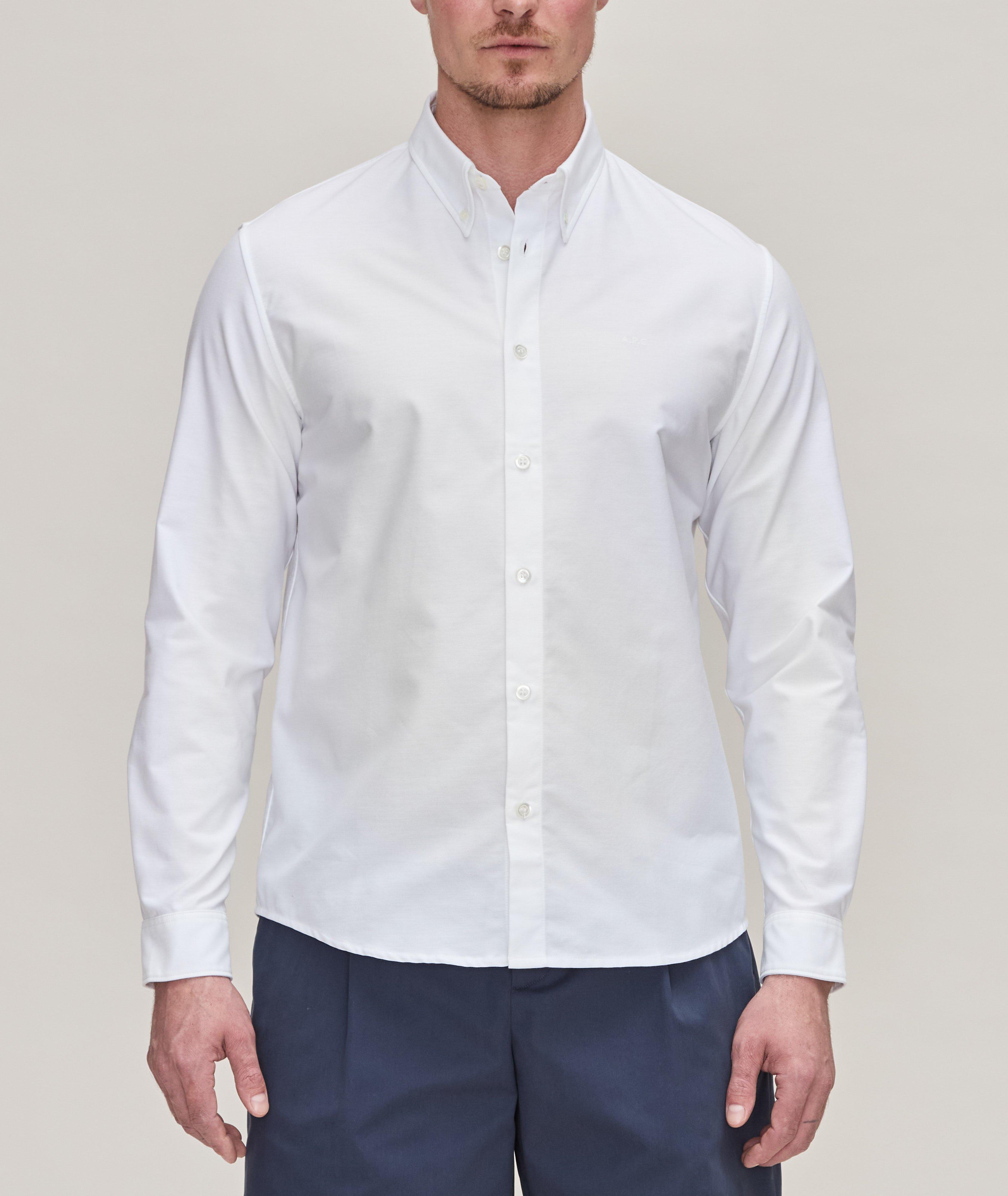 Chemise décontractée en toile oxford à col boutonné image 1