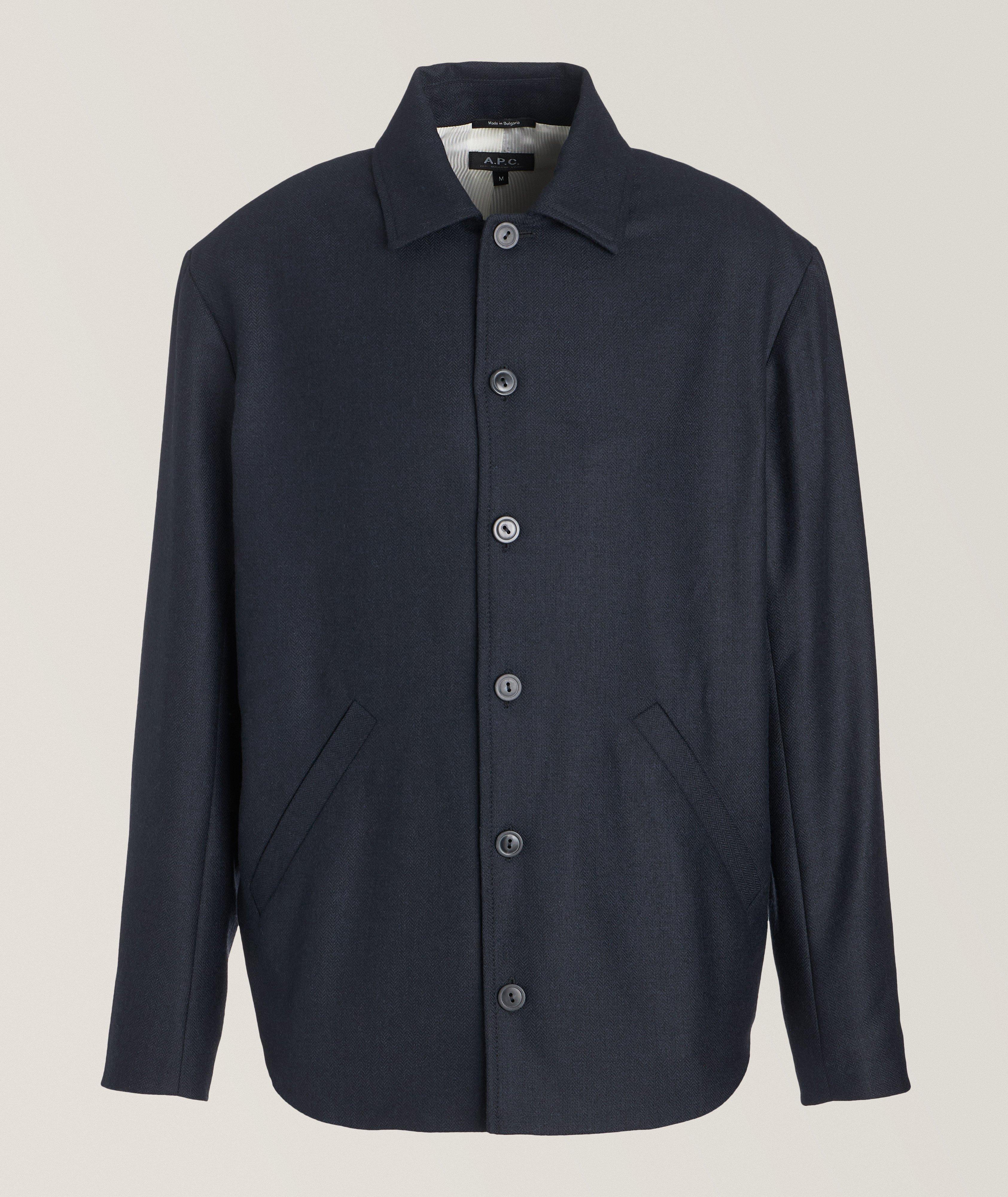 Wool-Blend Chore Overshirt image 0