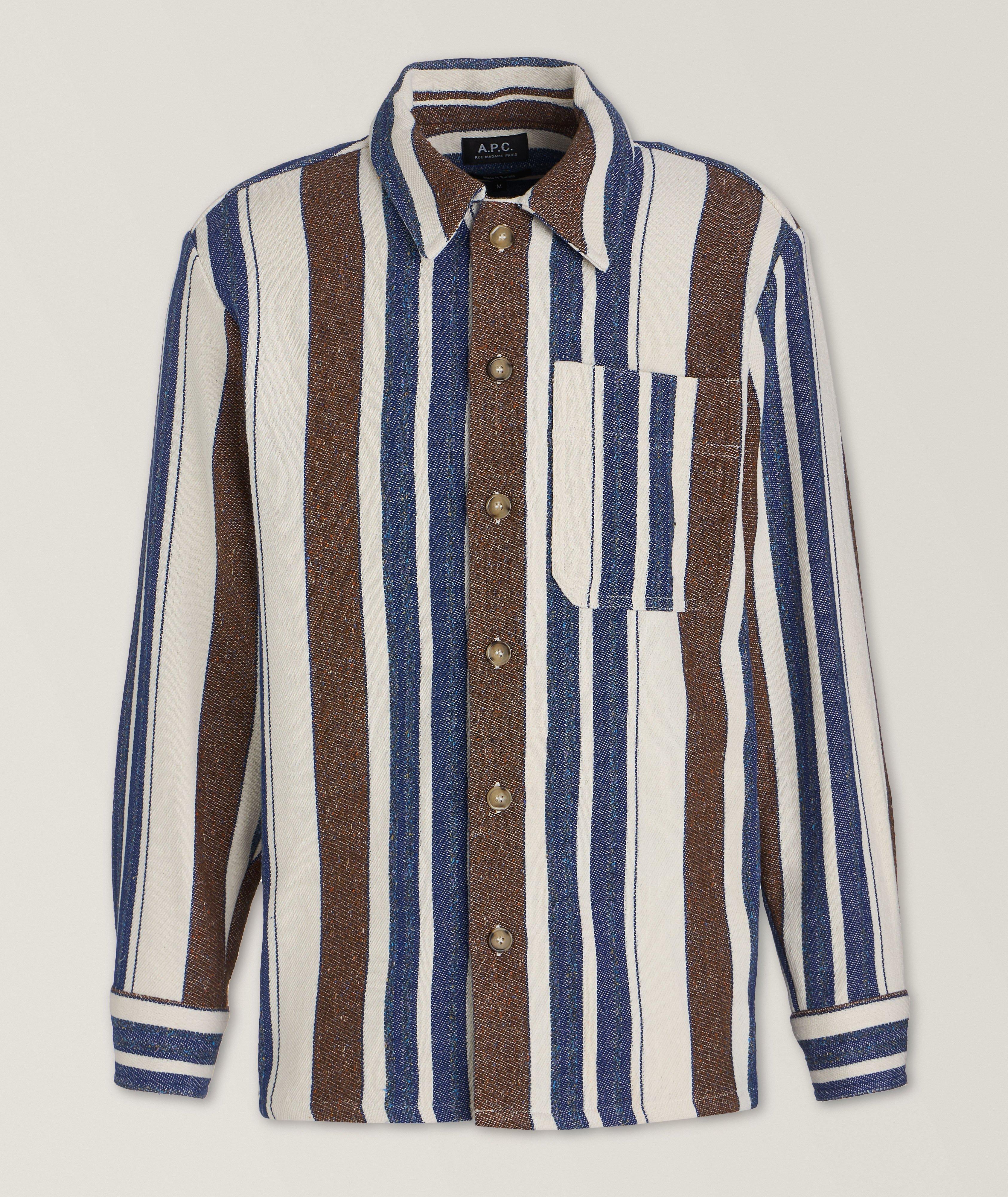 A.P.C. Stefan Recycled Cotton-Blend Overshirt