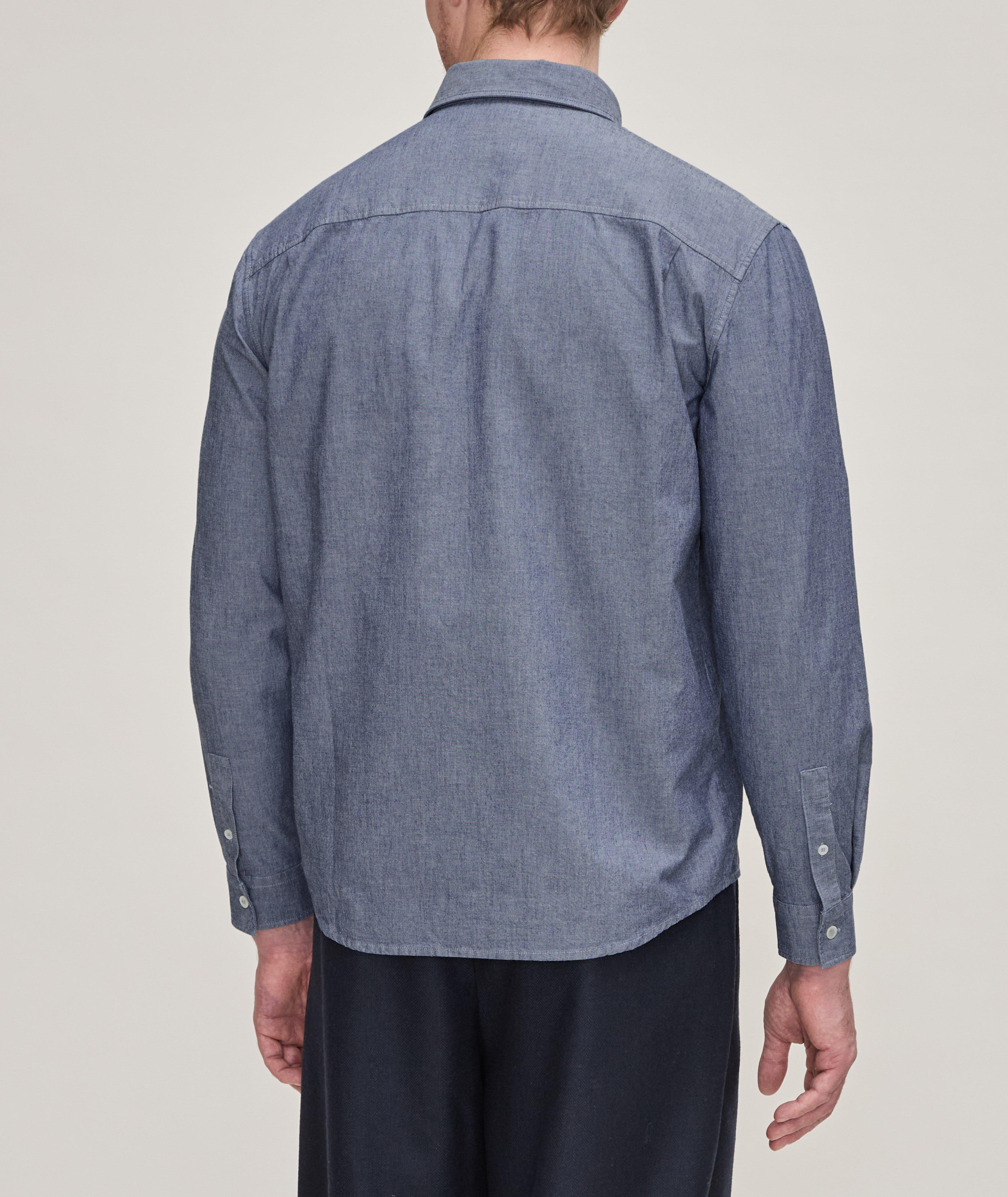 Chemise décontractée en toile chambray image 2