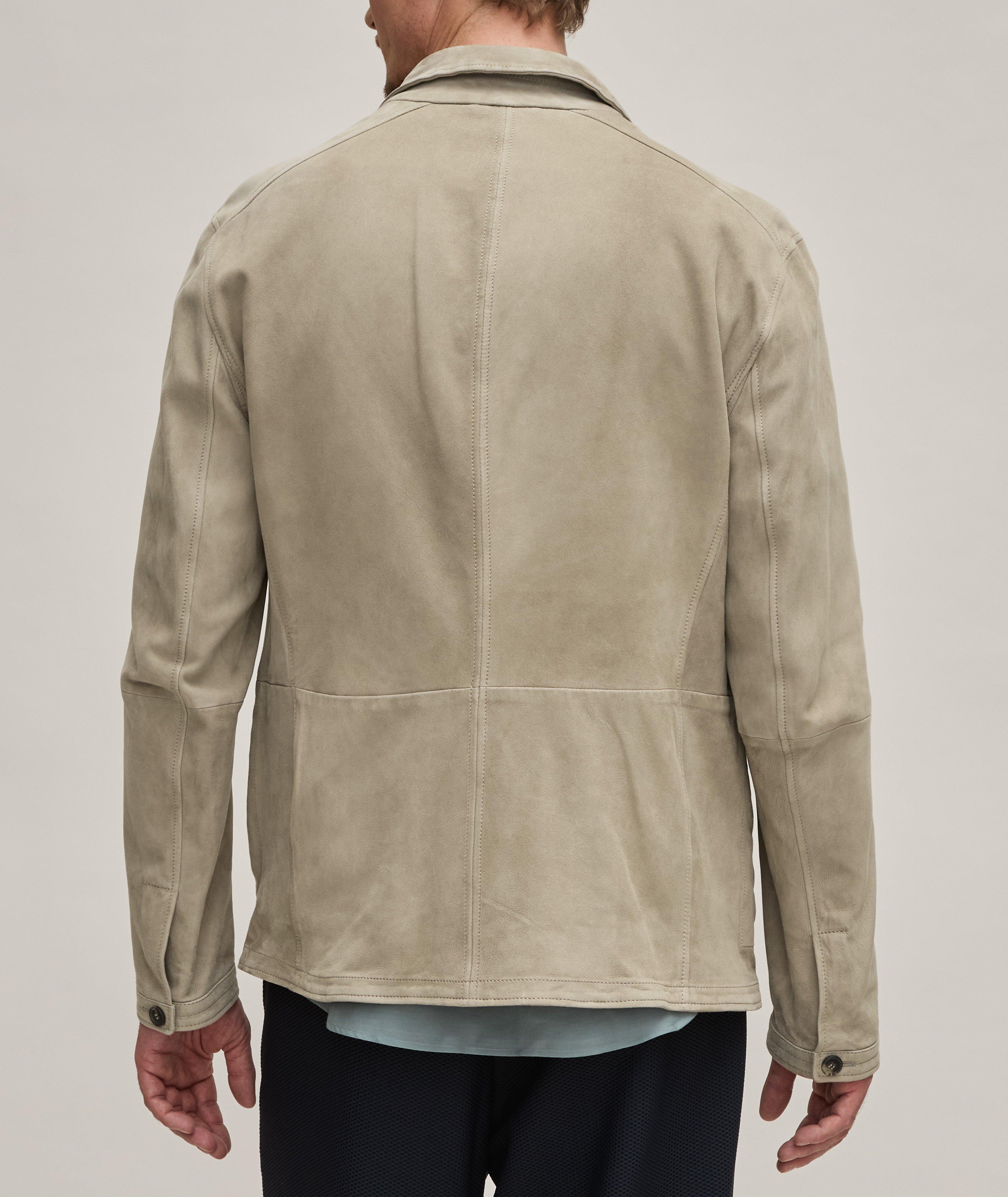 Suede Leather Safari Sport Jacket image 2