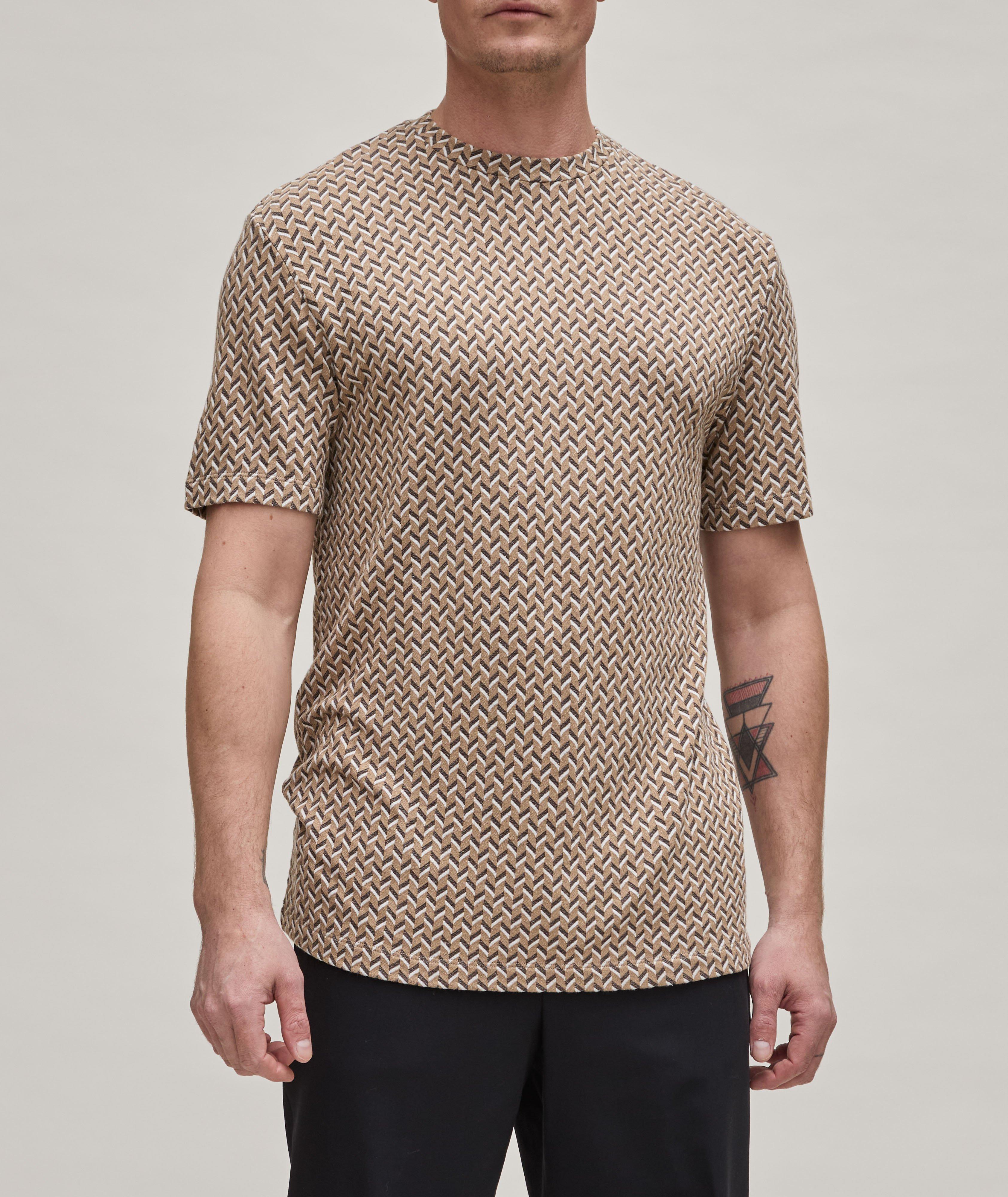 Sustainable Eco-Viscose Geometric T-Shirt image 1