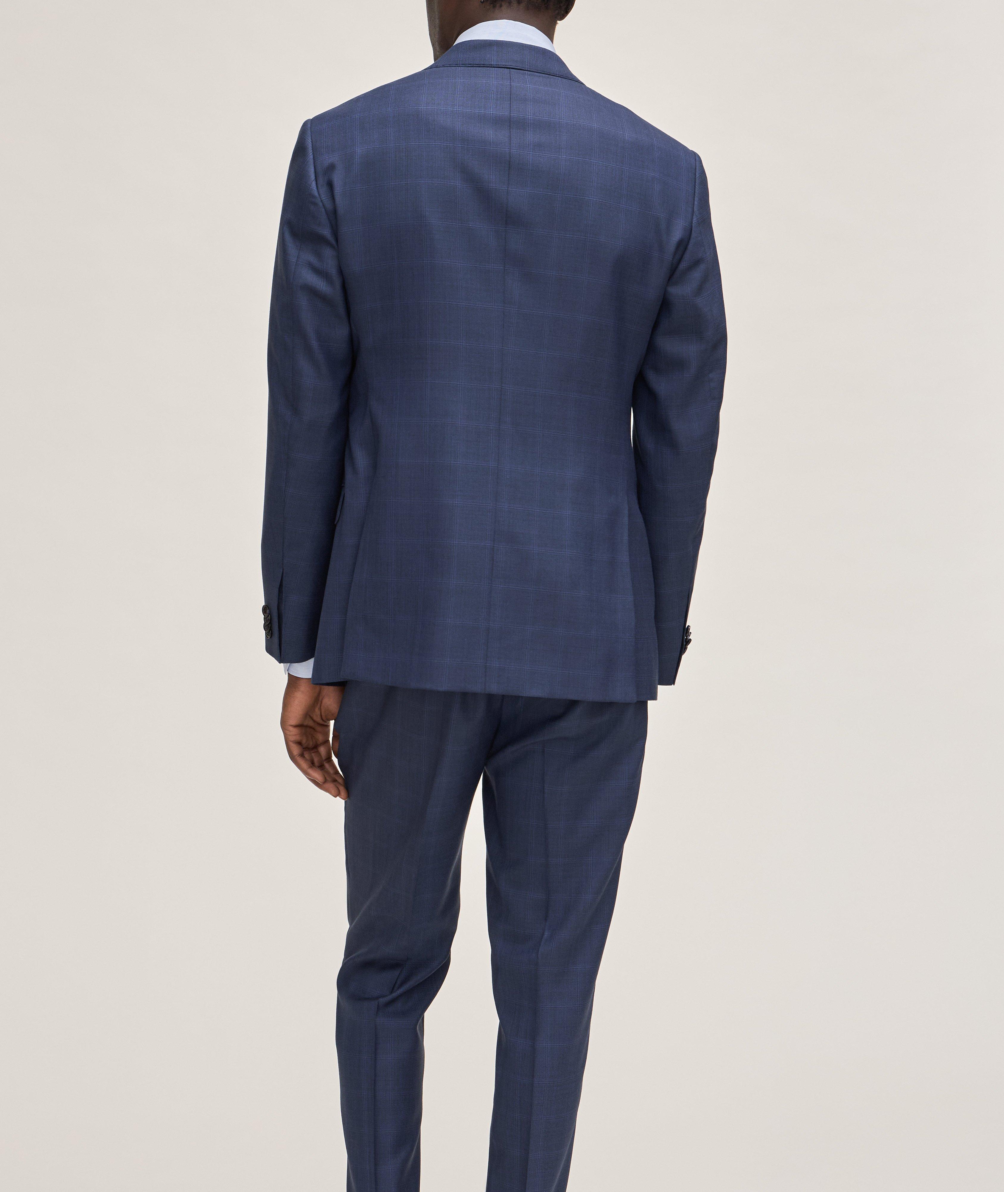 Soft Collection Checked Wool-Silk Suit image 5