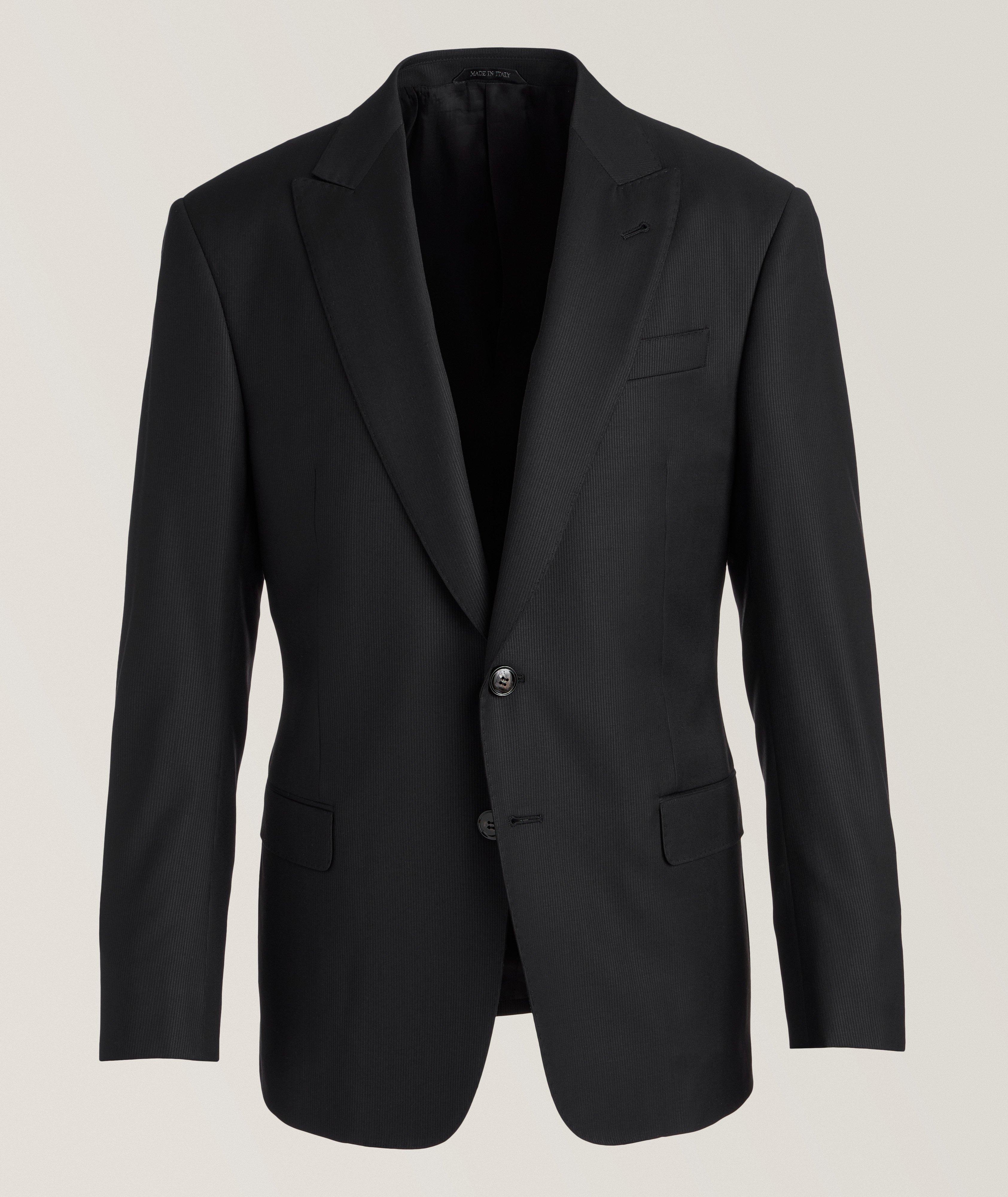 Soft Tonal Pinstripe Virgin Wool Suit  image 0