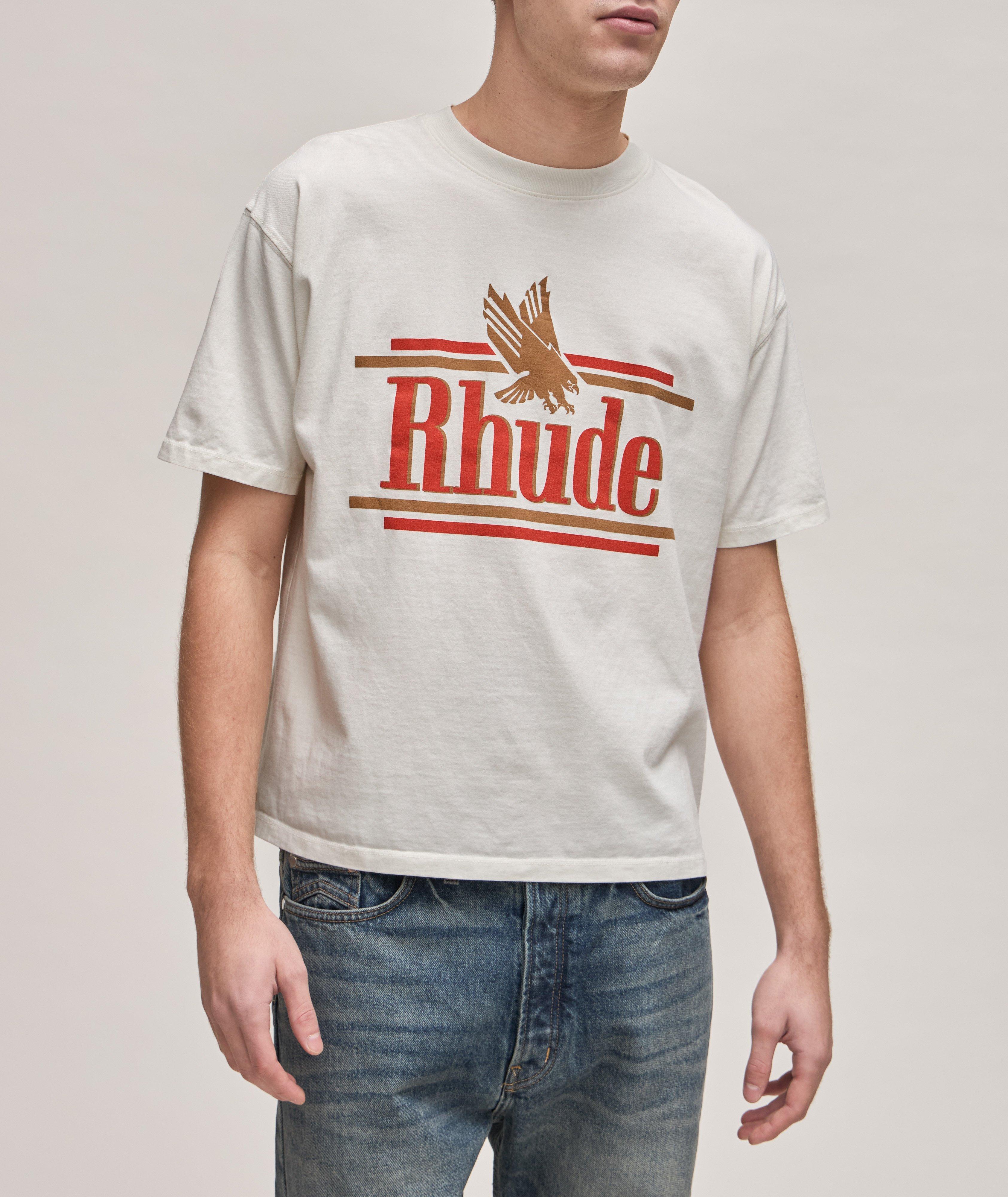 Rossa Printed Logo Cotton T-Shirt image 1