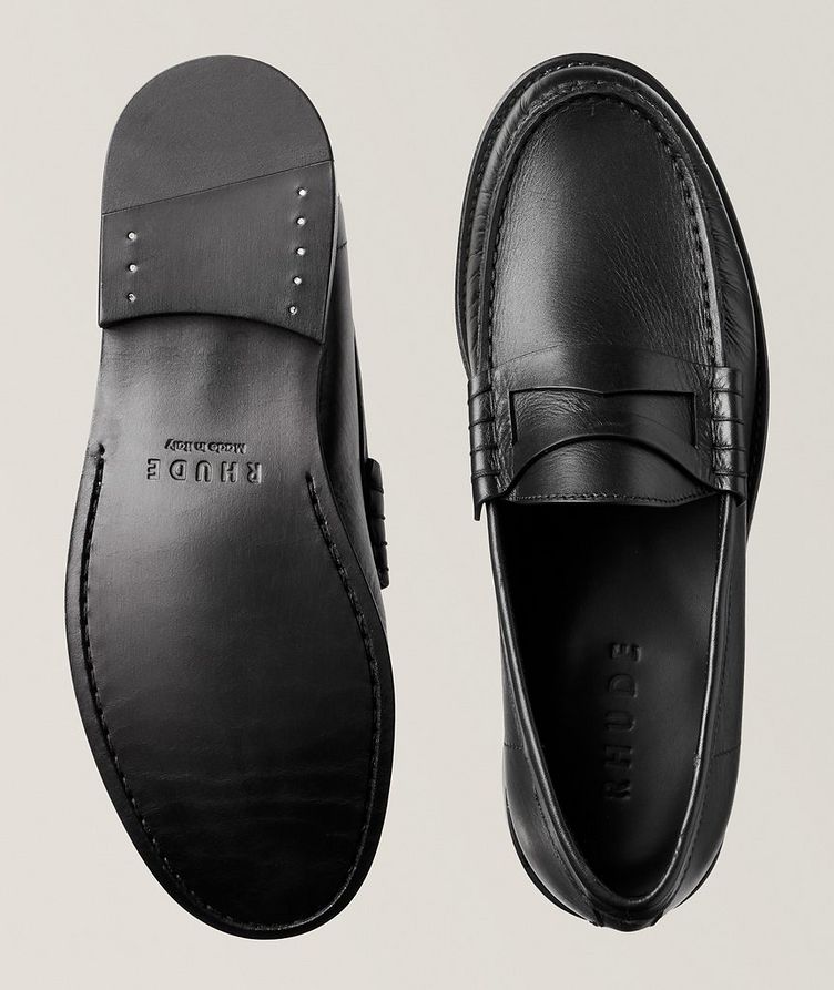 Leather Penny Loafers image 2