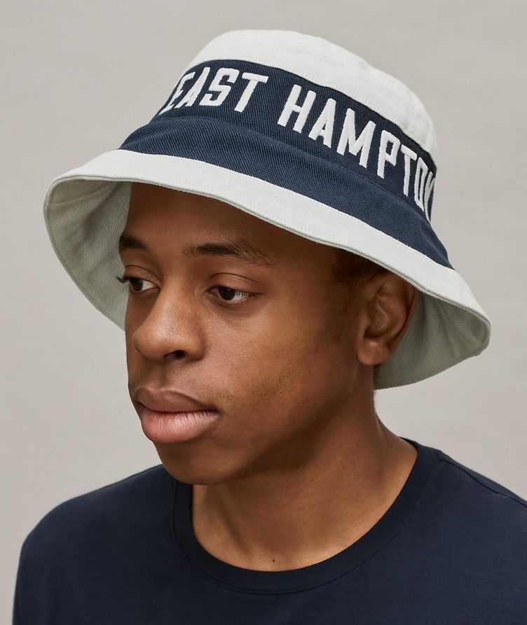 Logo Embroidered Two-Tone Bucket Hat image 2