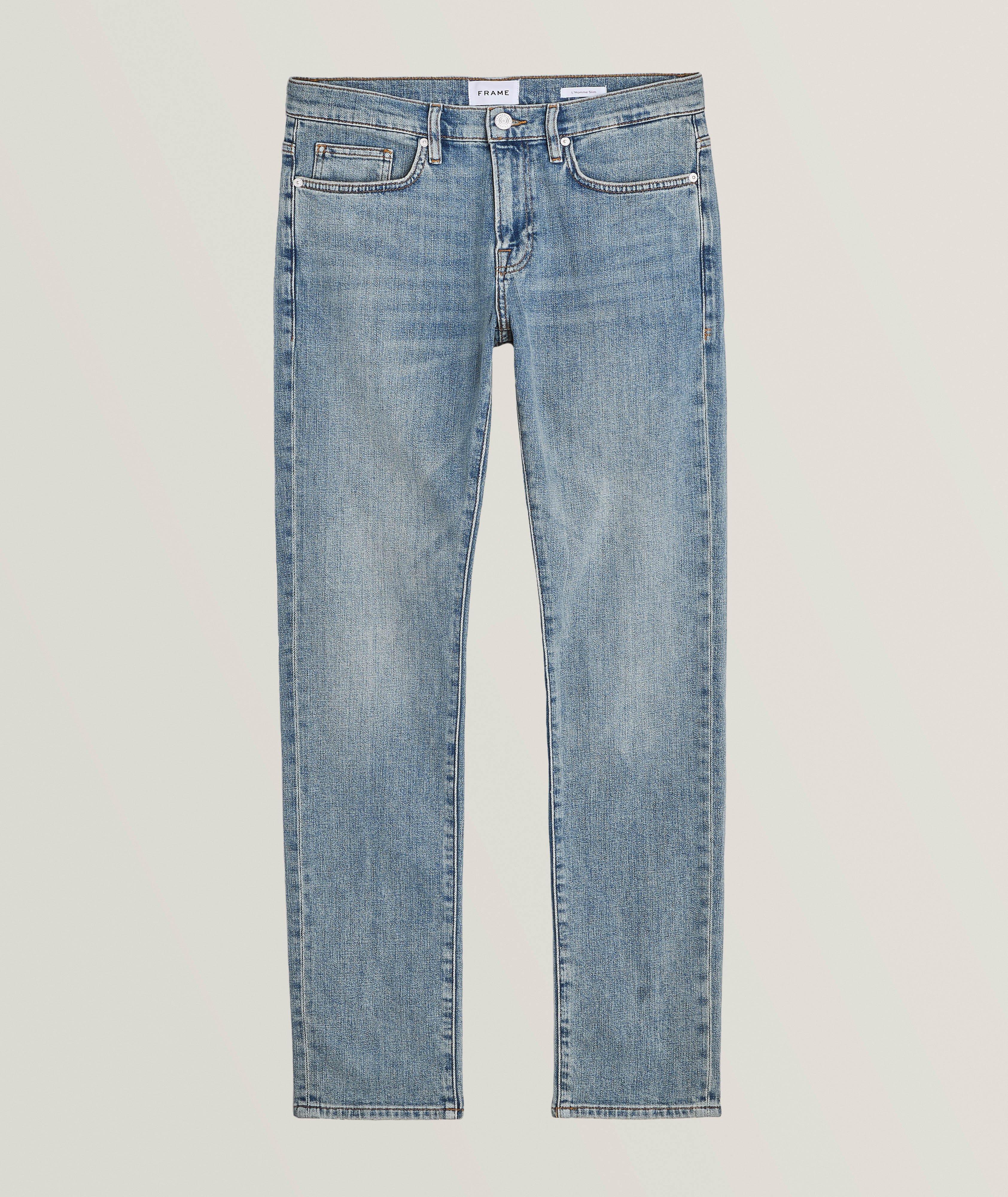 L'Homme Slim-Fit Stretch-Cotton Jeans image 0