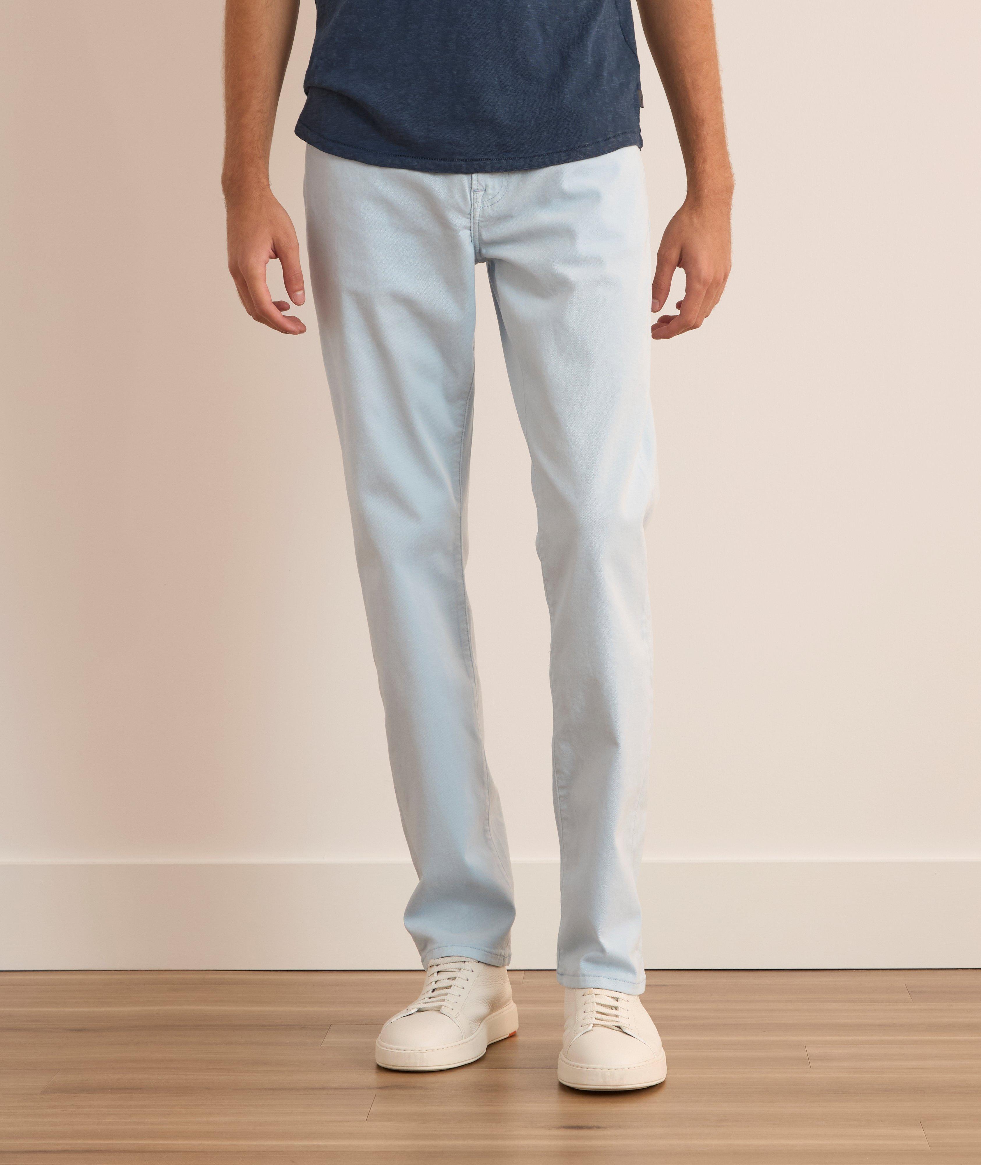 L'Homme Stretch-Lyocell Blend Twill Jeans image 1