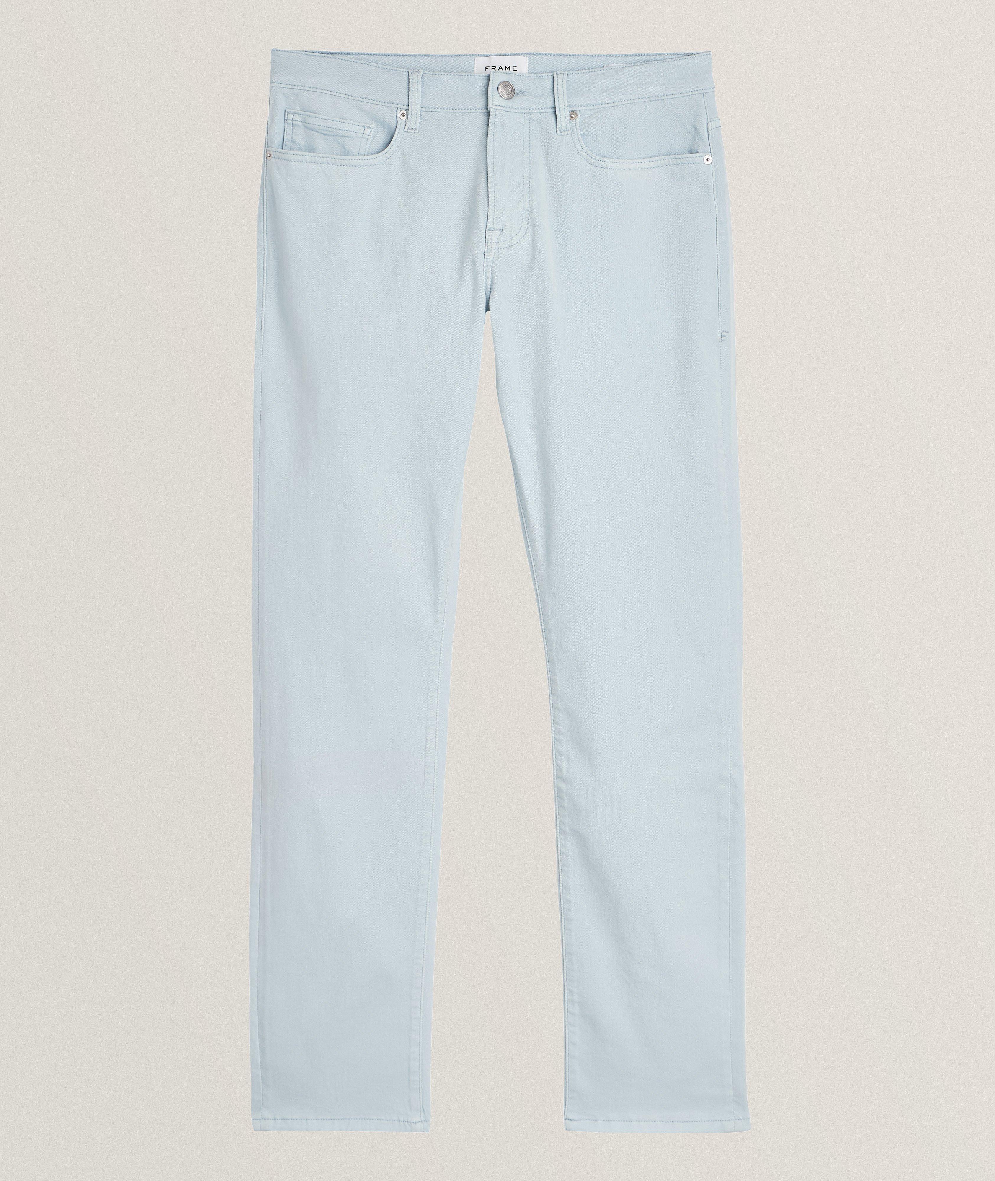 L'Homme Stretch-Lyocell Blend Twill Jeans image 0