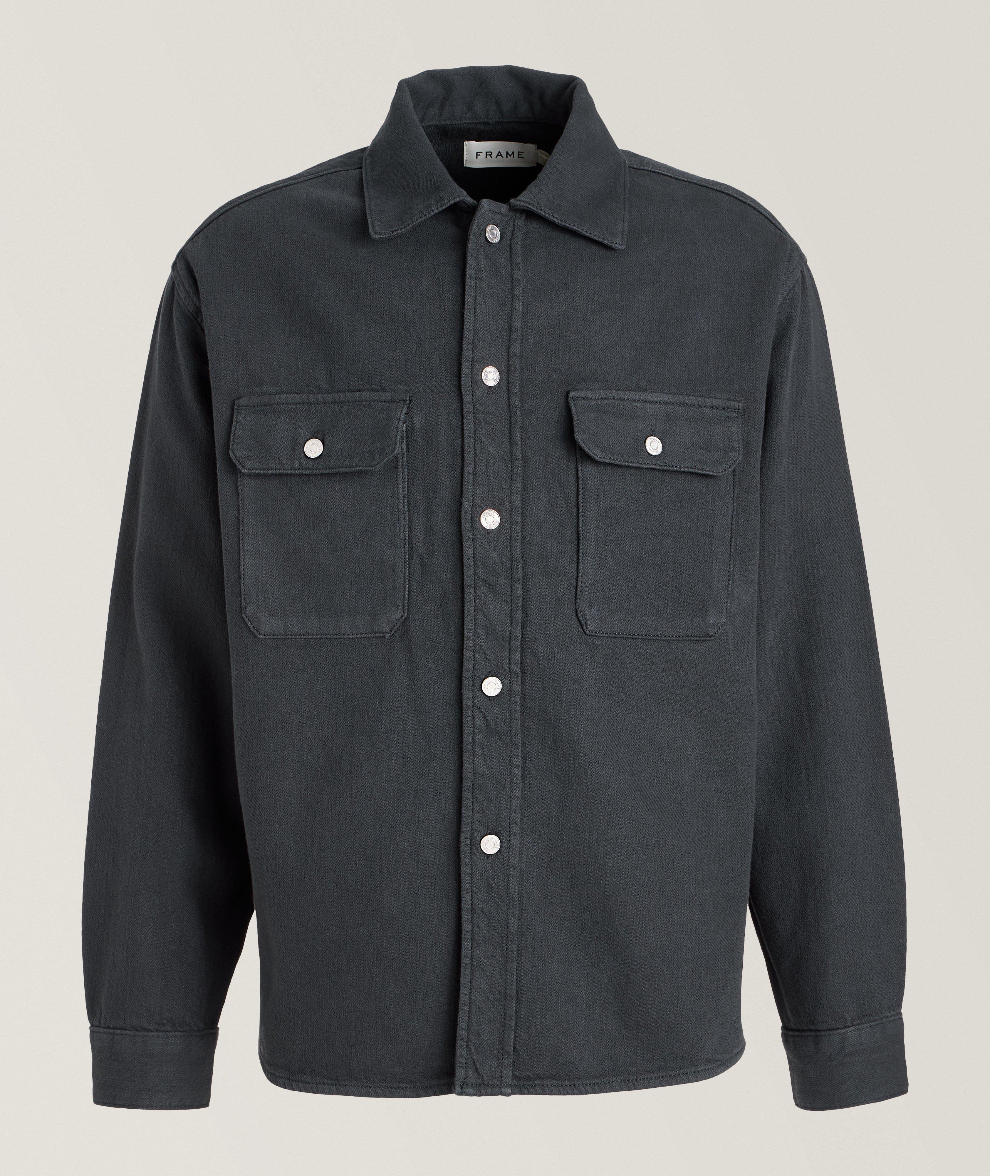 Terry Cotton Textured Overshirt