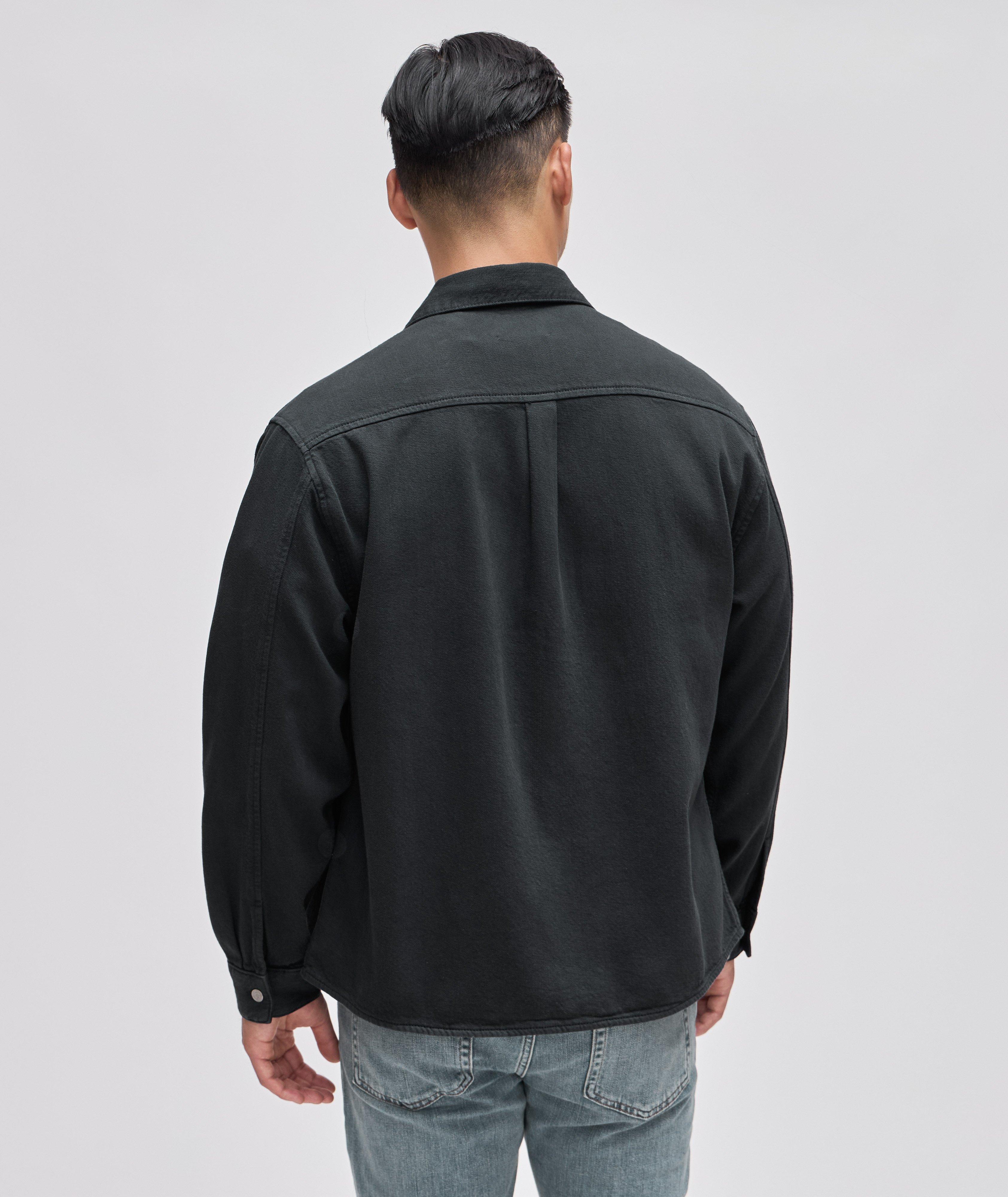 Terry Cotton Textured Overshirt image 2