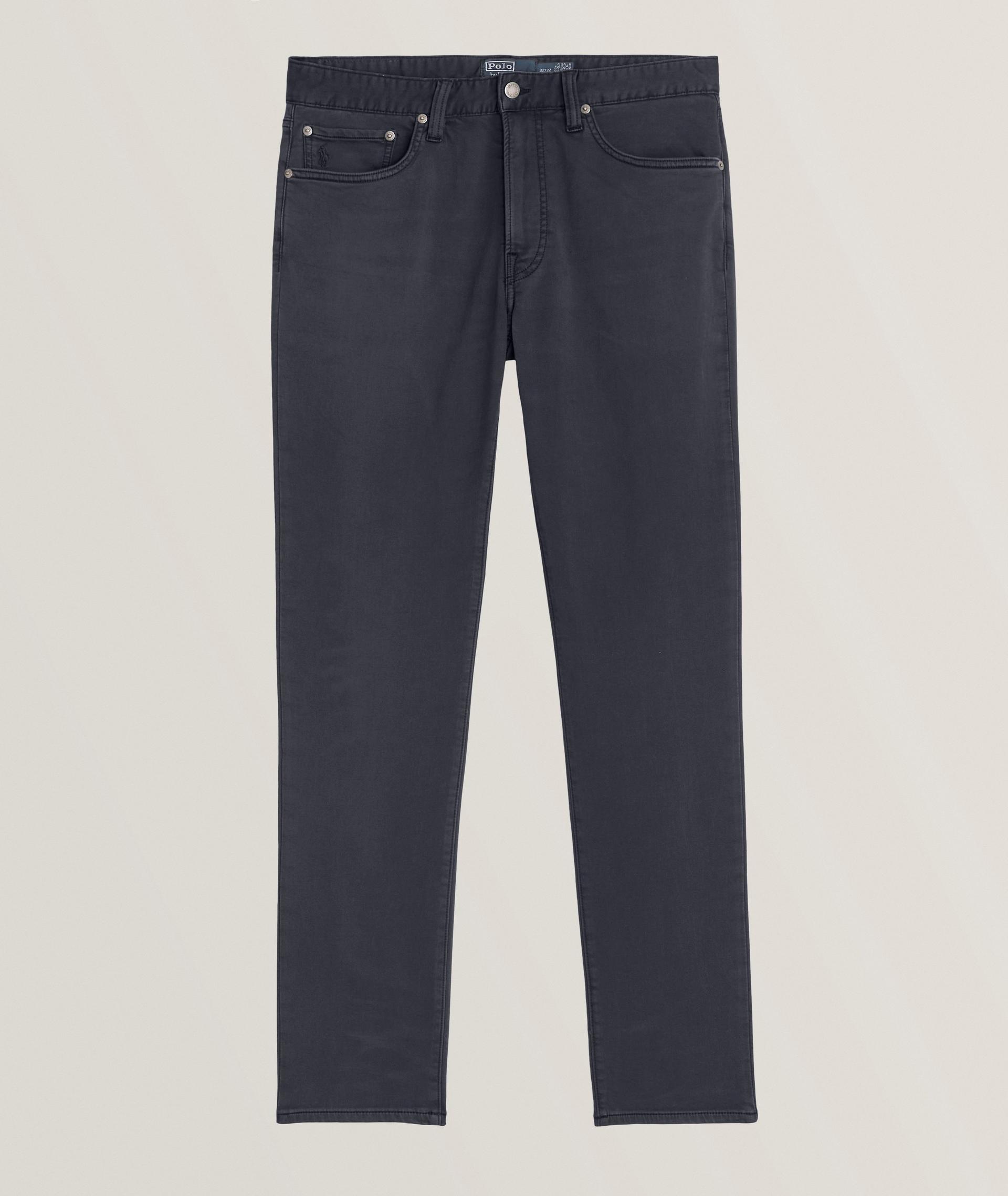 Pantalon en coton extensible image 0