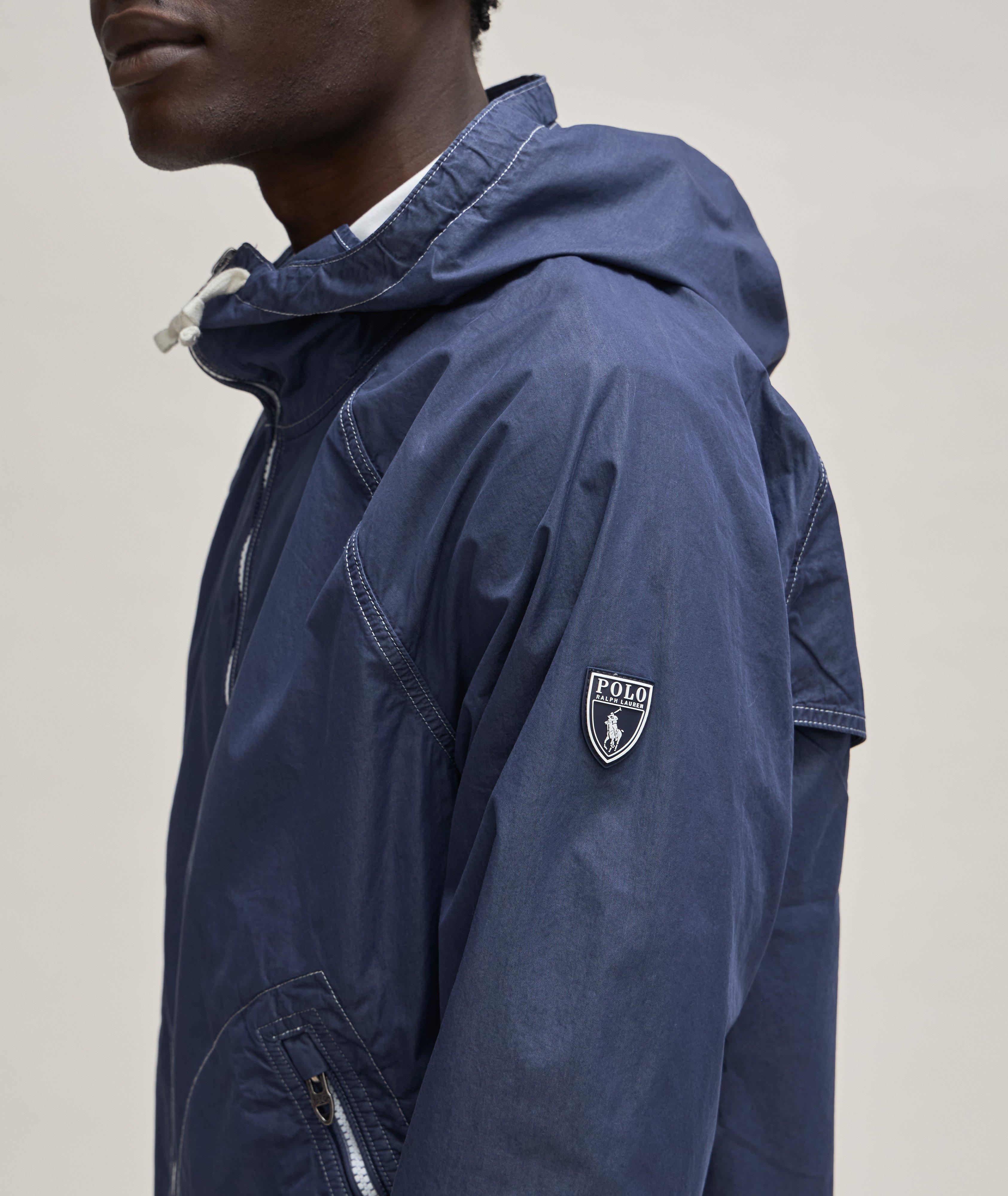 Garment-Dyed Twill Hooded Jacket image 4