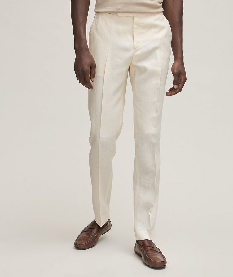 Pleated Linen Pants image 2