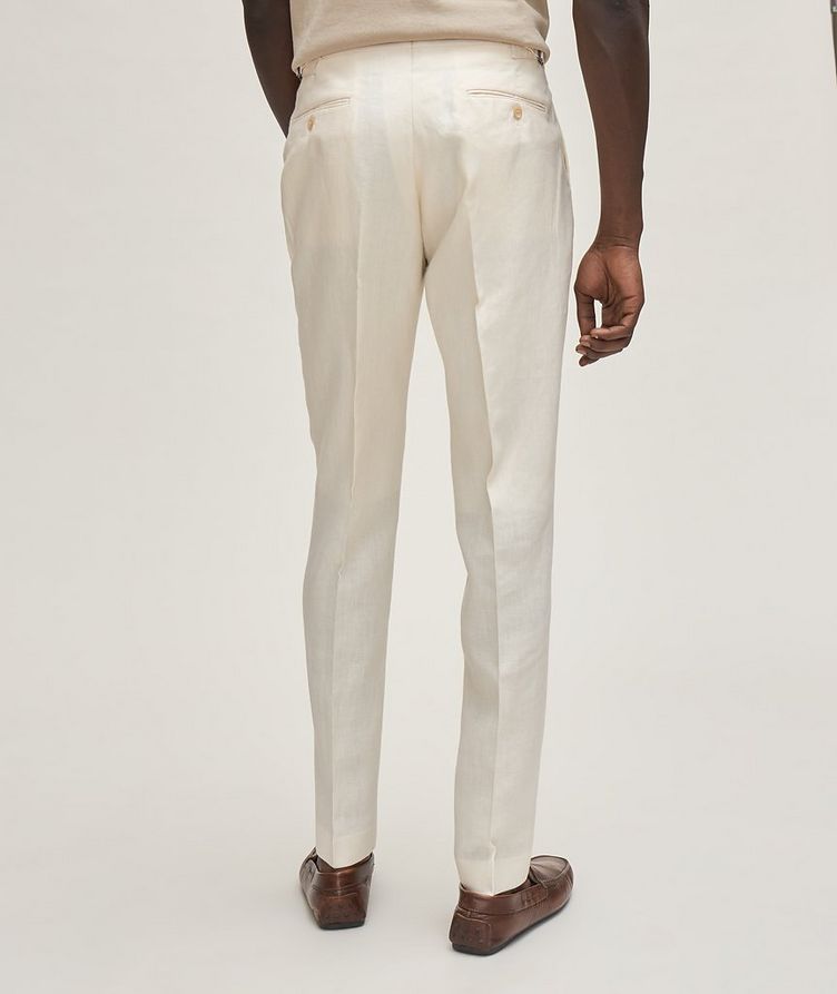Pleated Linen Pants image 3