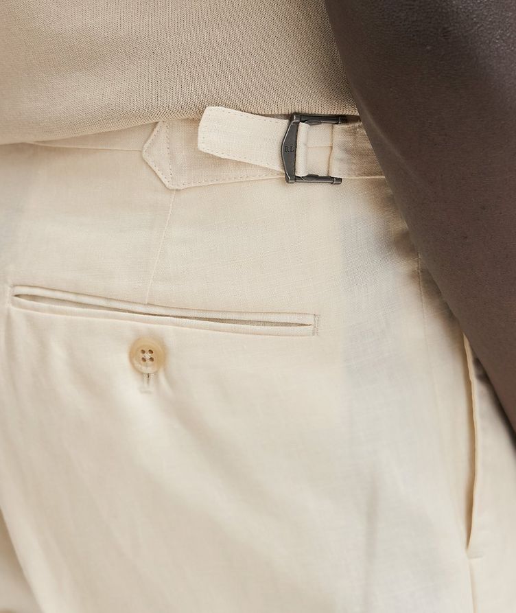Pleated Linen Pants image 4