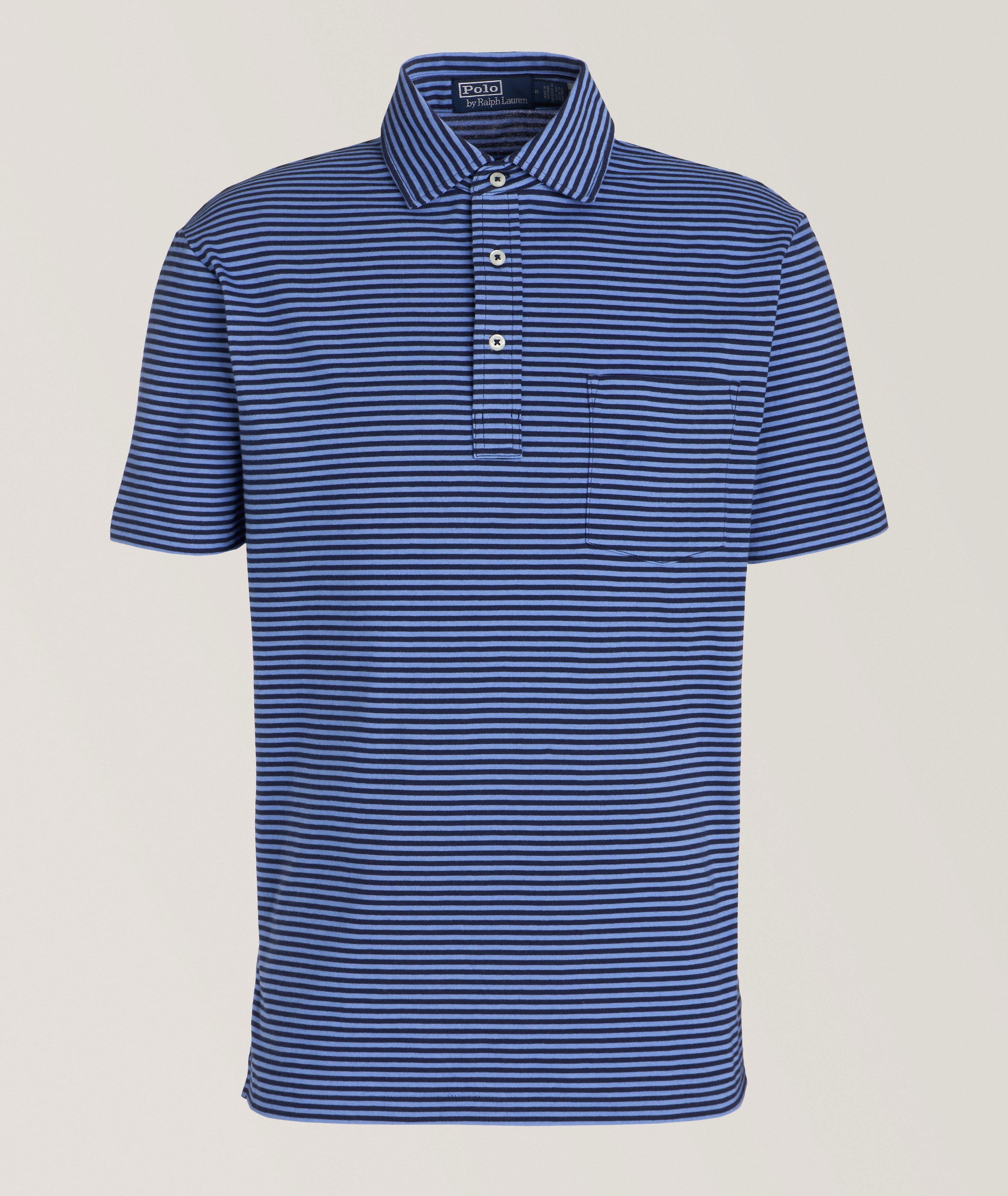 Vintage Striped Cotton Polo image 0