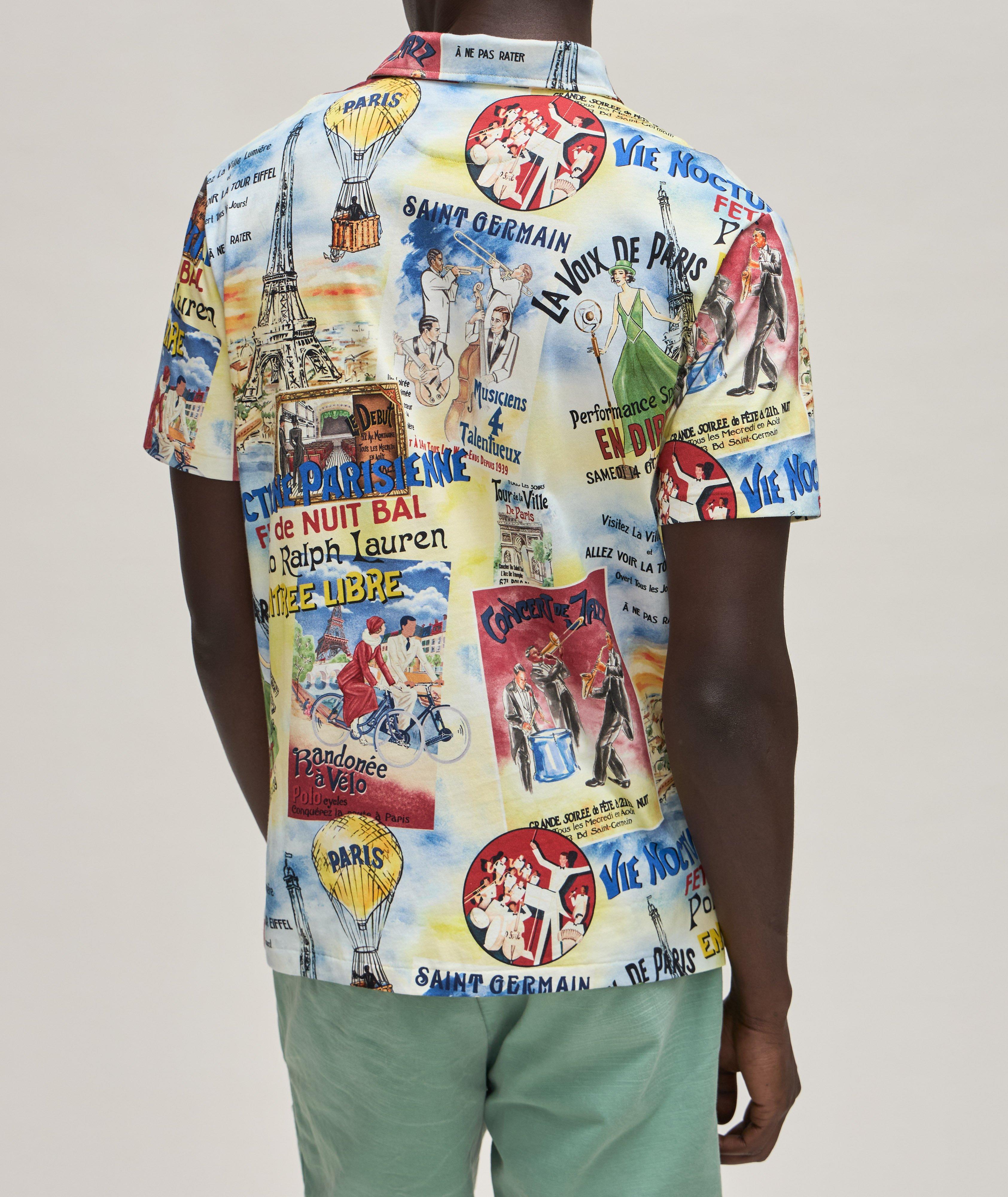 All-Over City Print Cotton Polo image 2