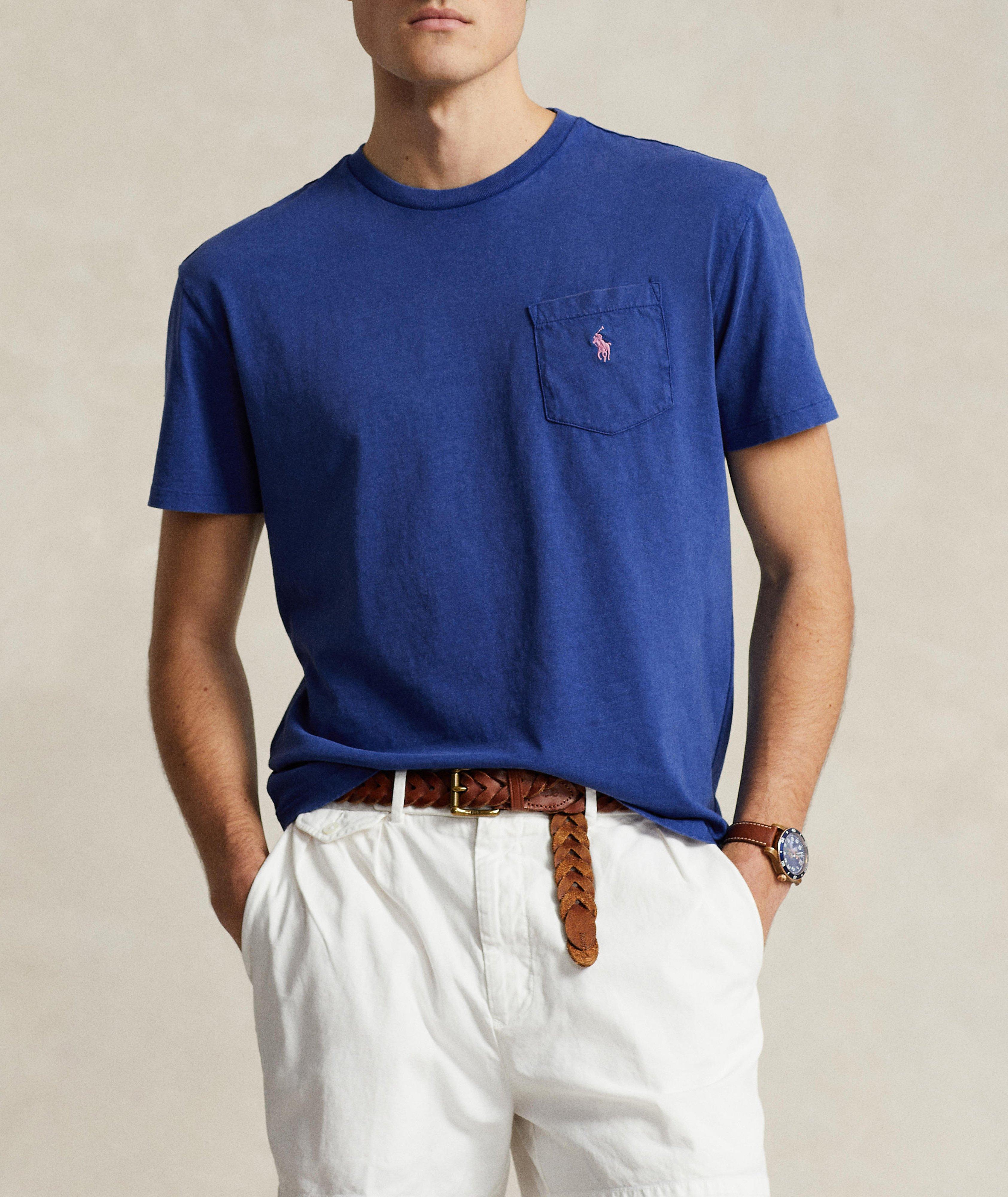 Cotton-Linen Pocket T-Shirt  image 1