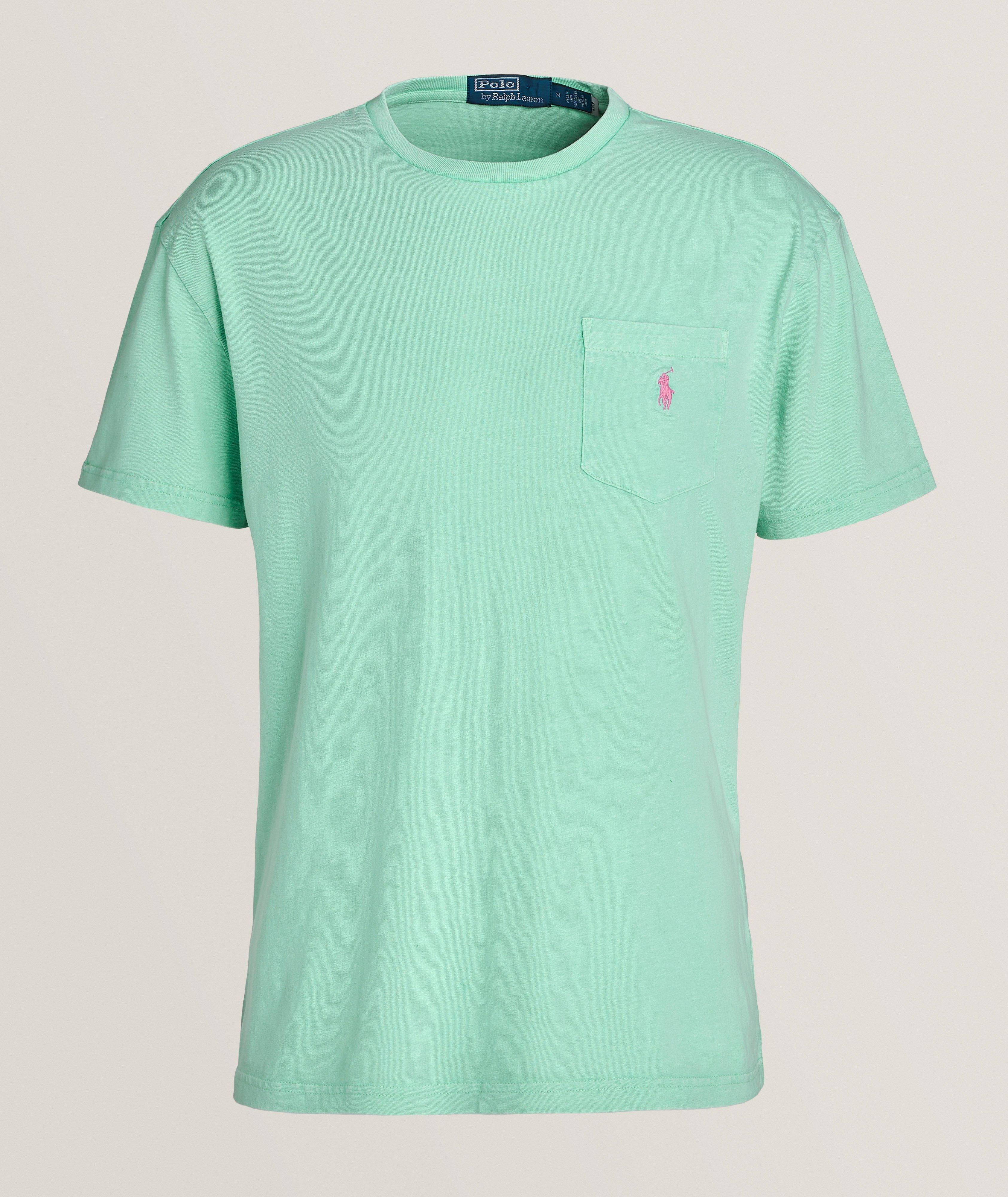 Cotton-Linen Pocket T-Shirt  image 0