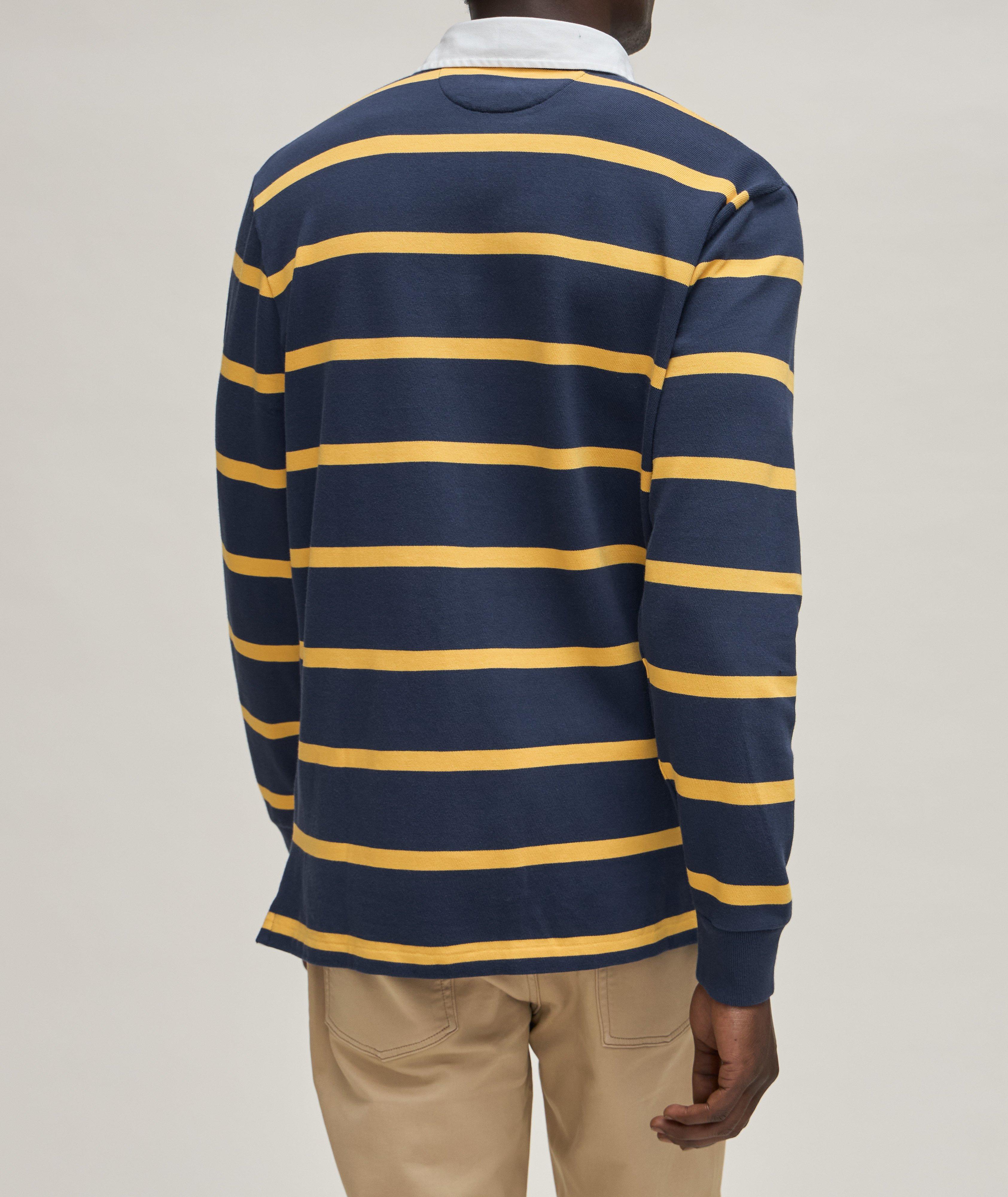 Striped Cotton Rugby Polo  image 2