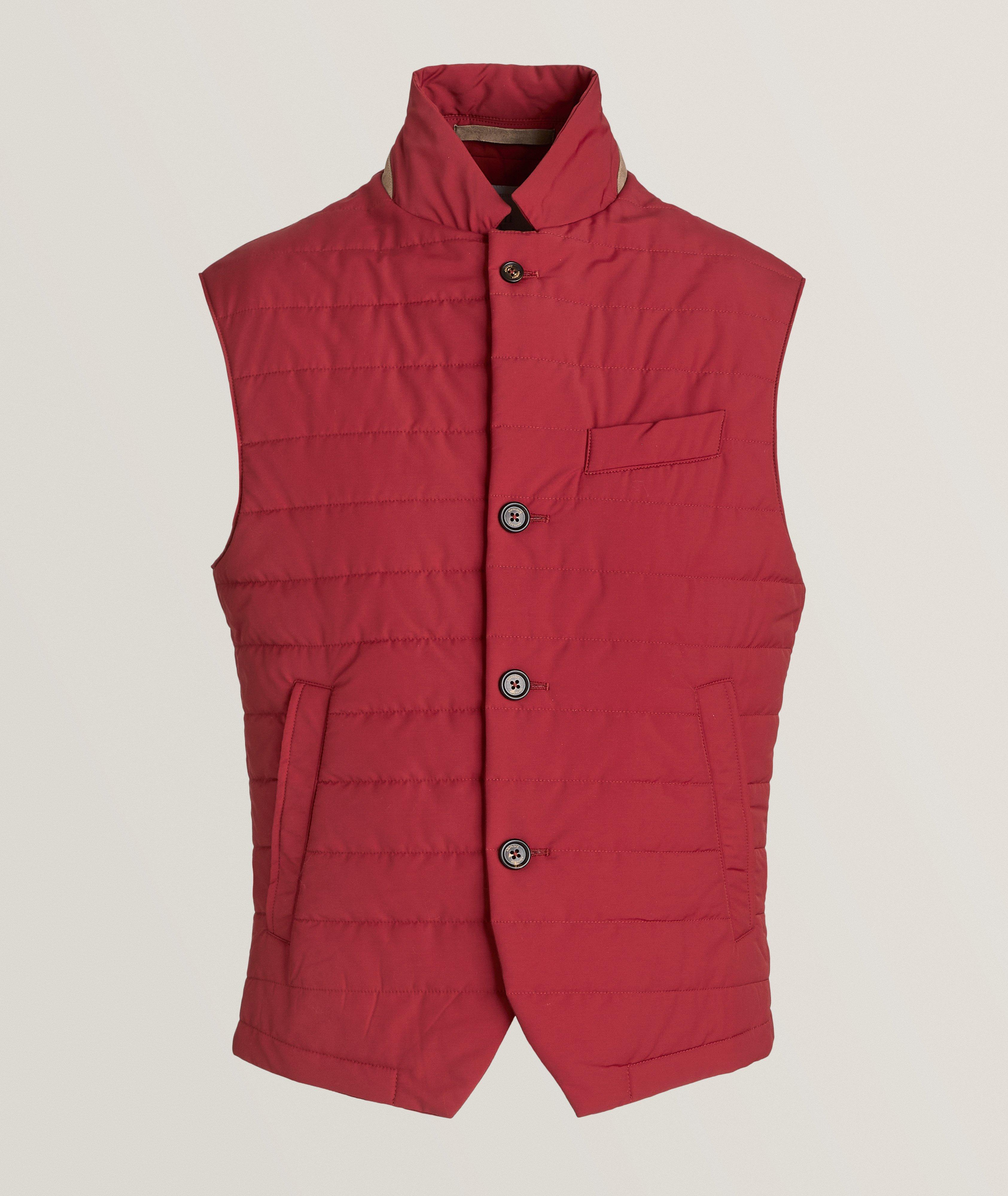 Platinum Collection Wool-Blend Quilted Vest