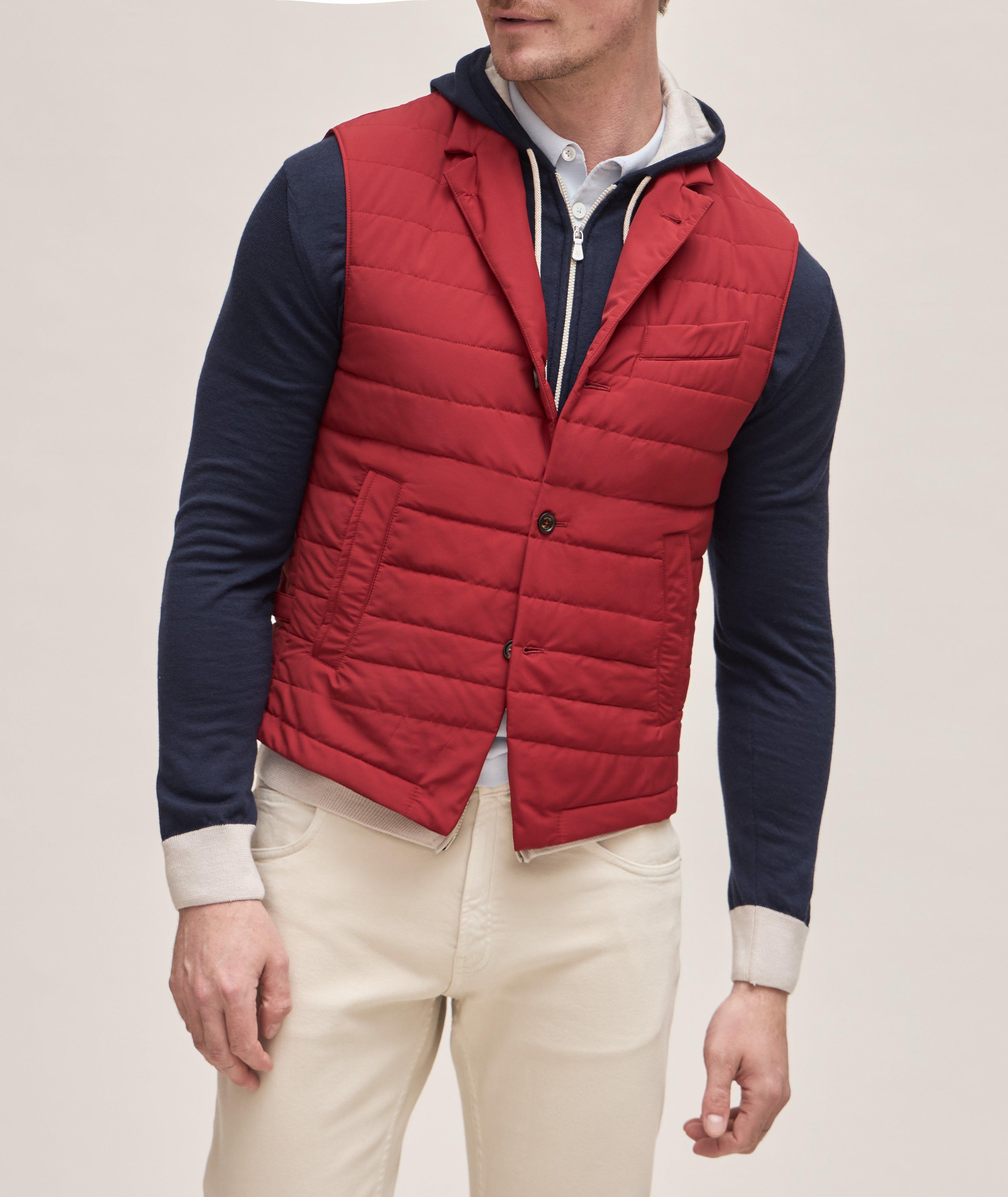 Platinum Collection Wool-Blend Quilted Vest image 0