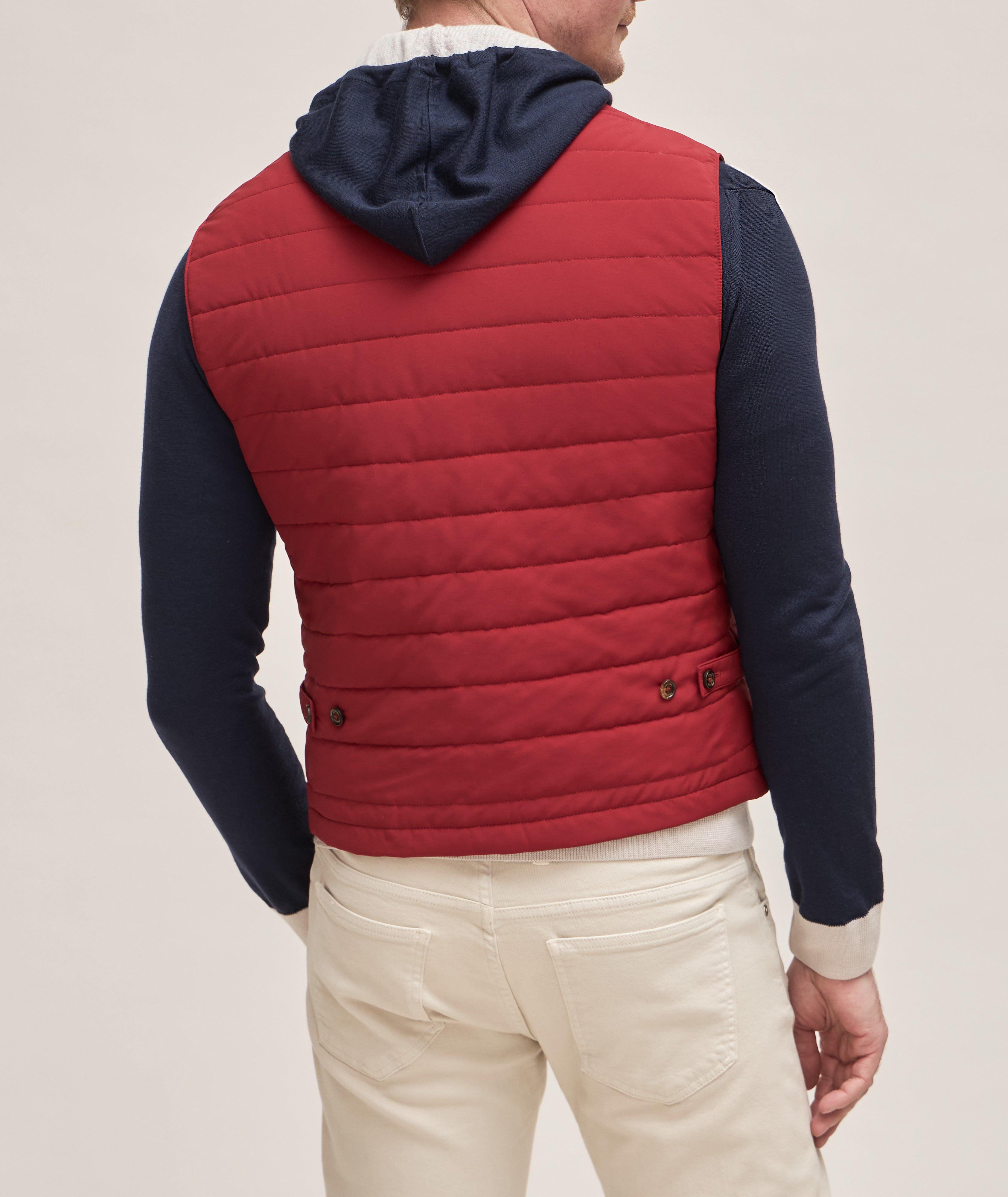 Platinum Collection Wool-Blend Quilted Vest image 1