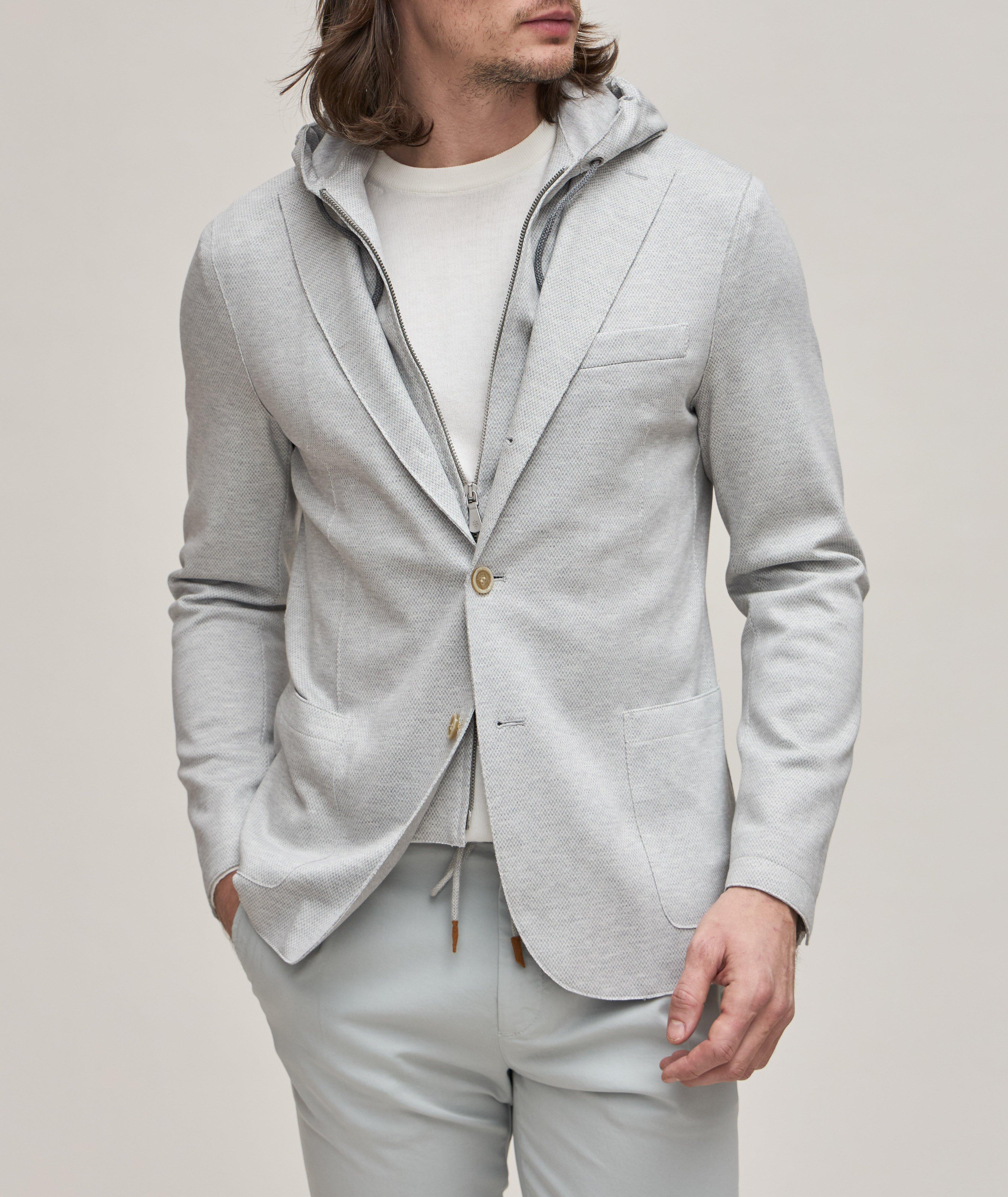 Removable Insert Technical Fabric Sport Jacket