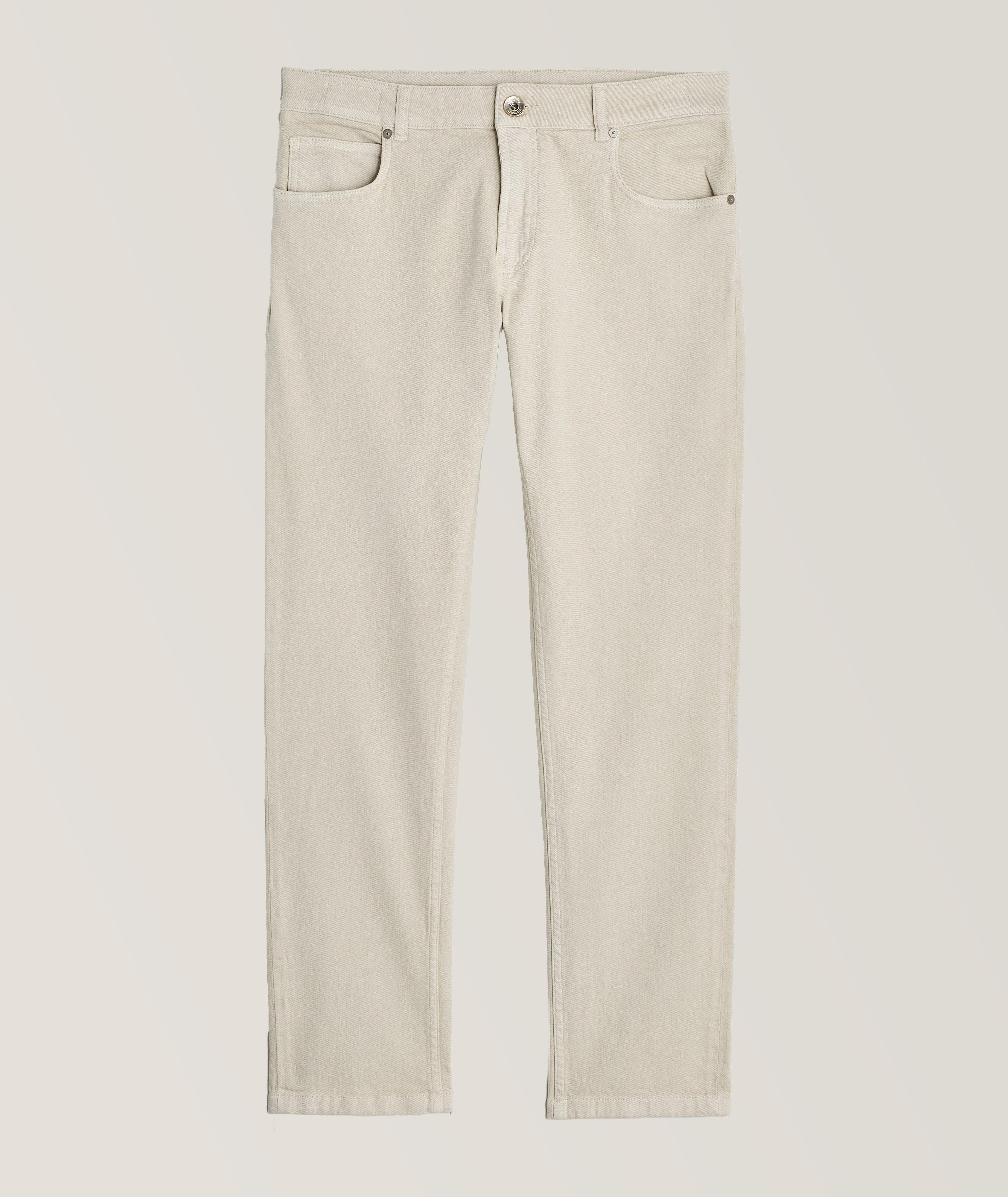 5-Pocket Style Stretch-Cotton Jeans image 0