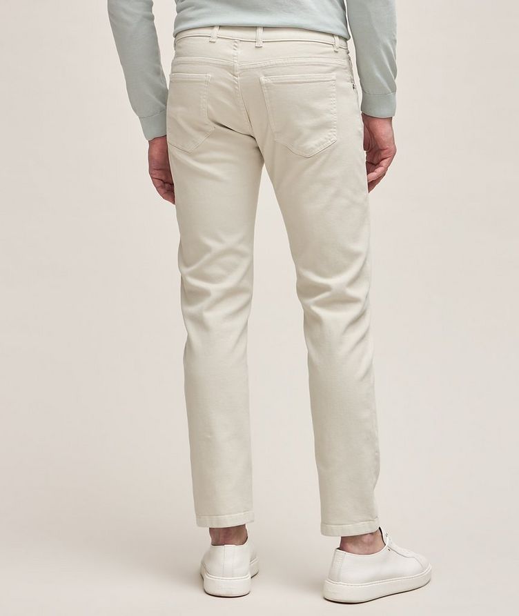 5-Pocket Style Stretch-Cotton Jeans image 3