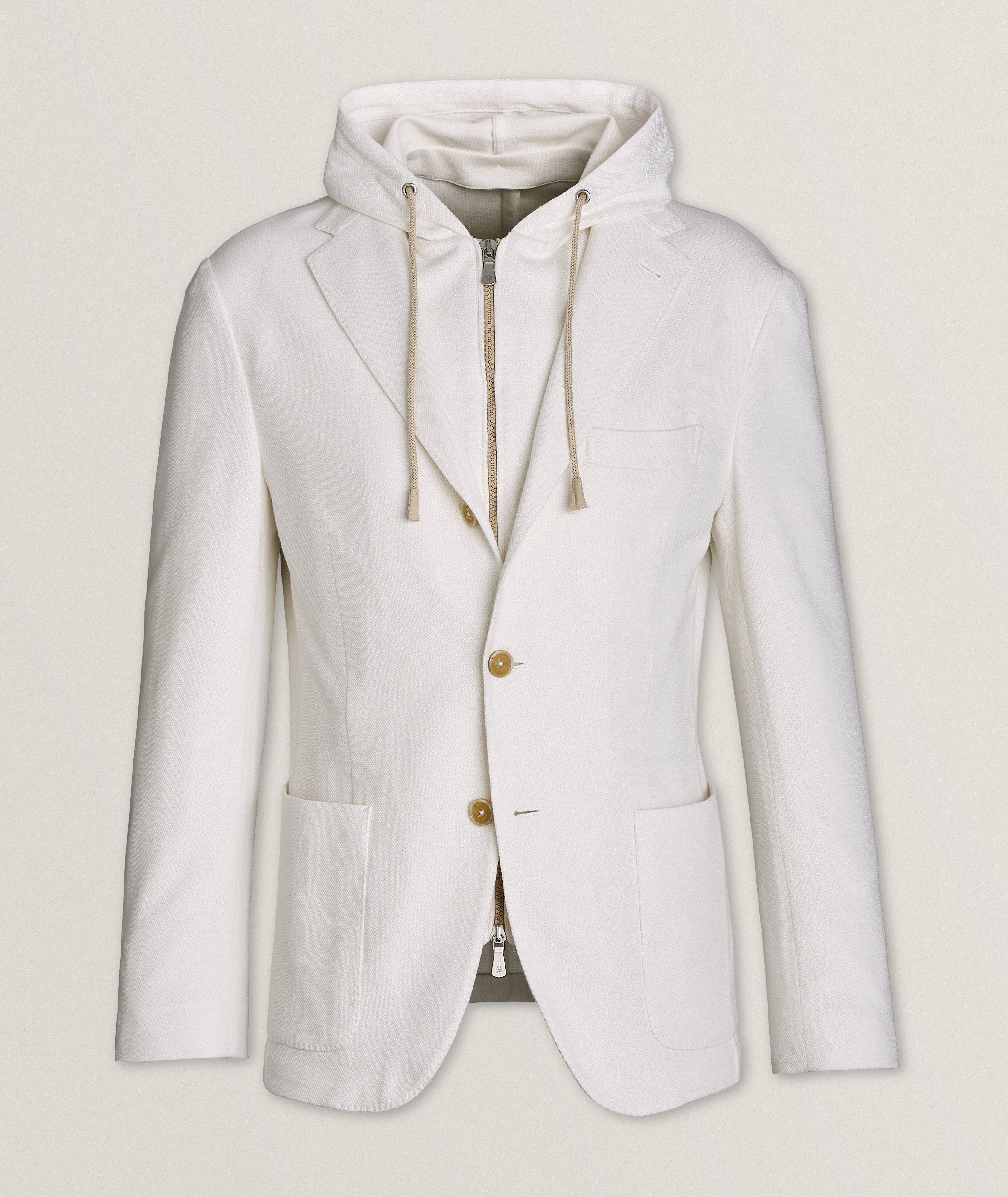 Eleventy Removable Insert Cotton-Cashmere Sport Jacket