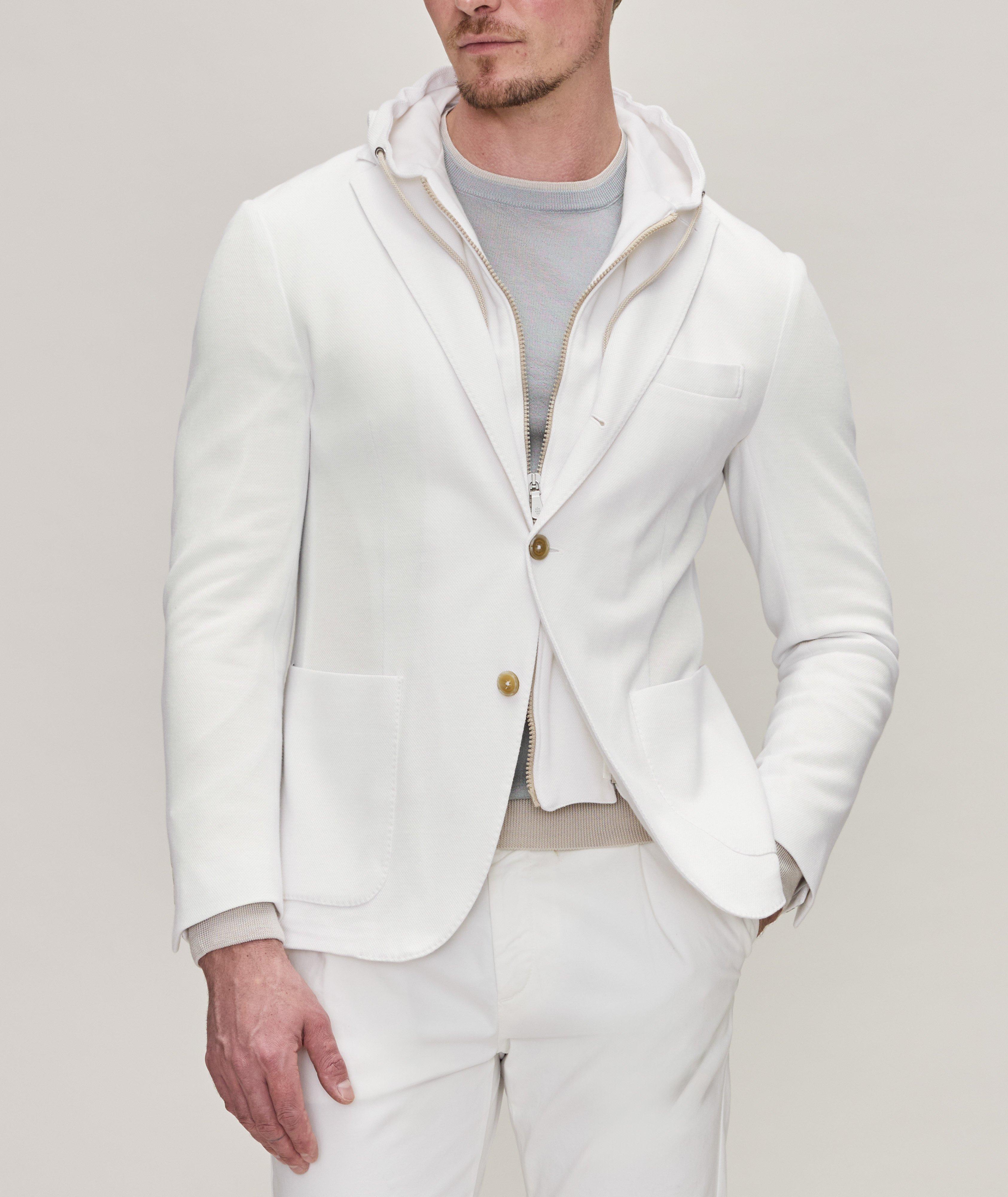 Removable Insert Cotton-Cashmere Sport Jacket image 1