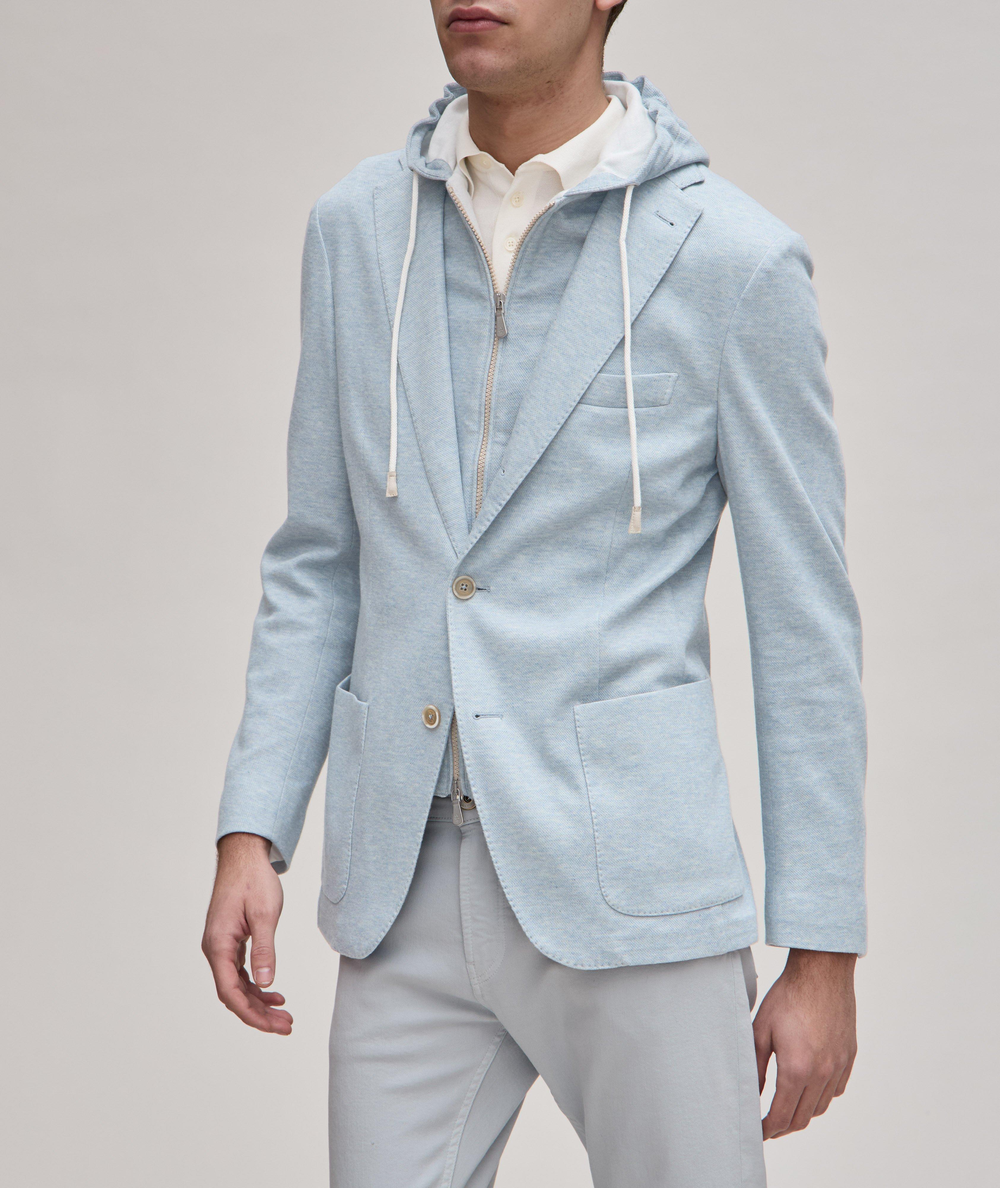 Removable Insert Cotton-Cashmere Sport Jacket image 1