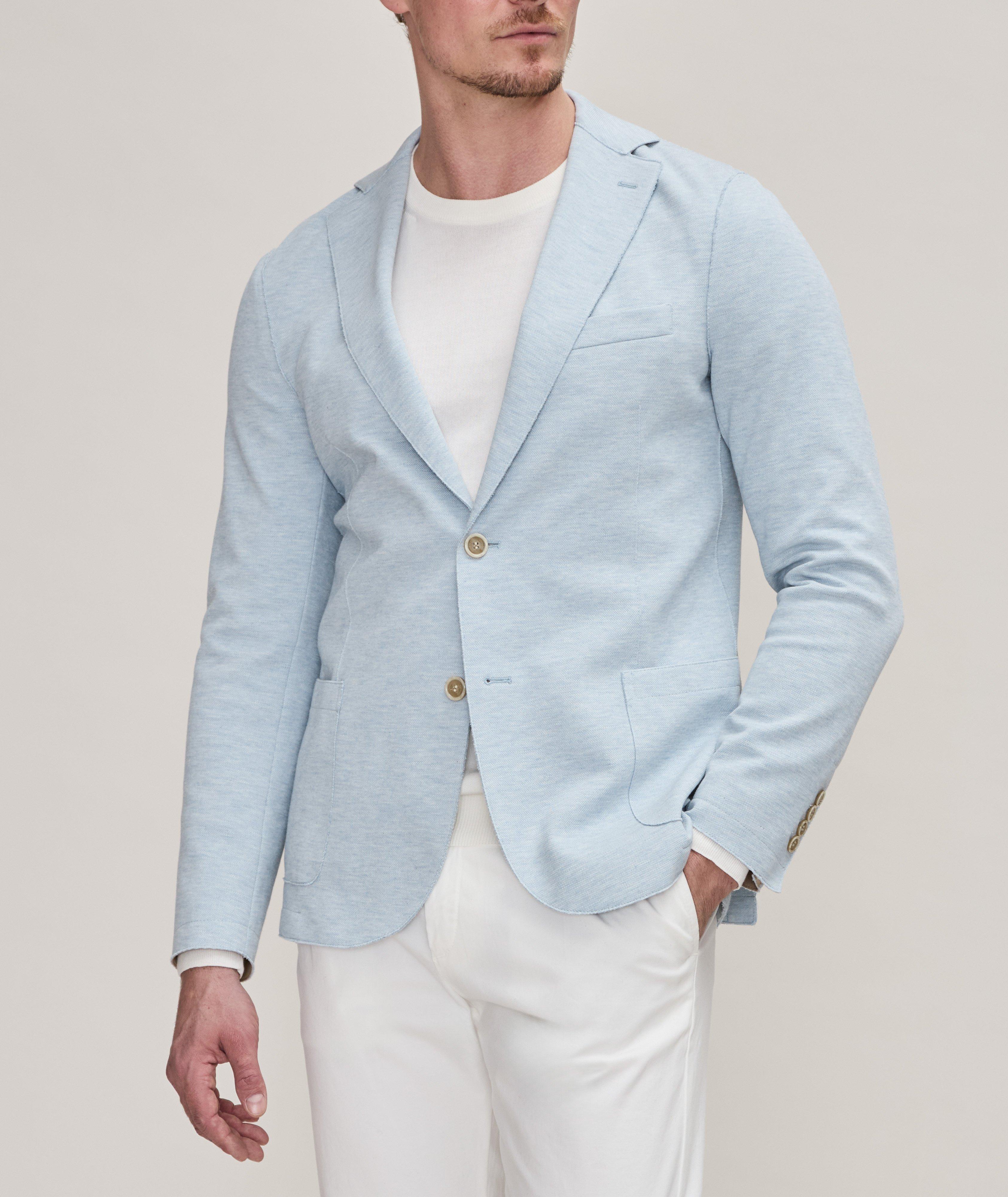 Mélange Stretch-Cotton Sport Jacket image 1