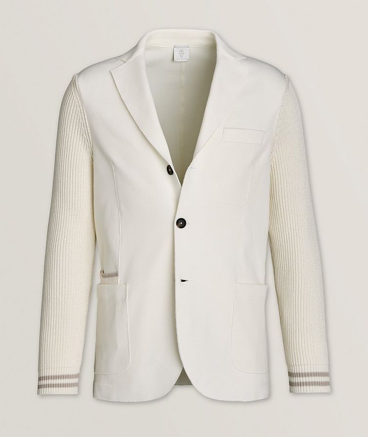 Platinum Collection Mixed Material Sport Jacket image 0