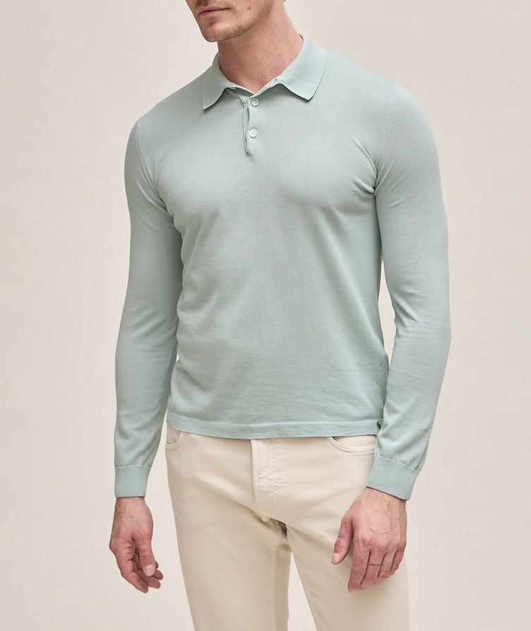 Solid Cotton Polo image 1