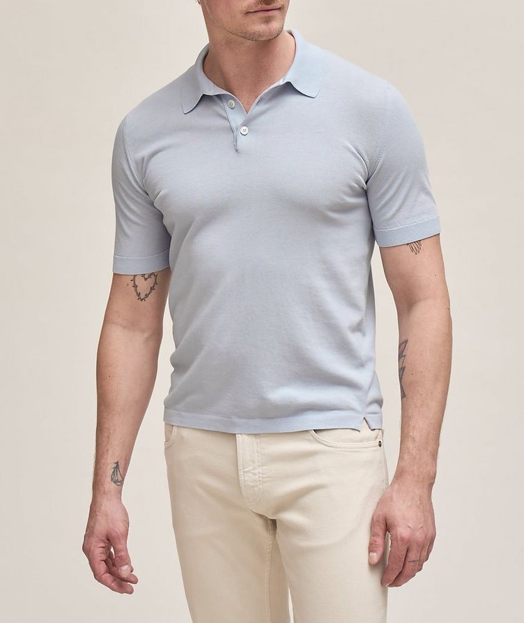Solid Cotton Polo image 1