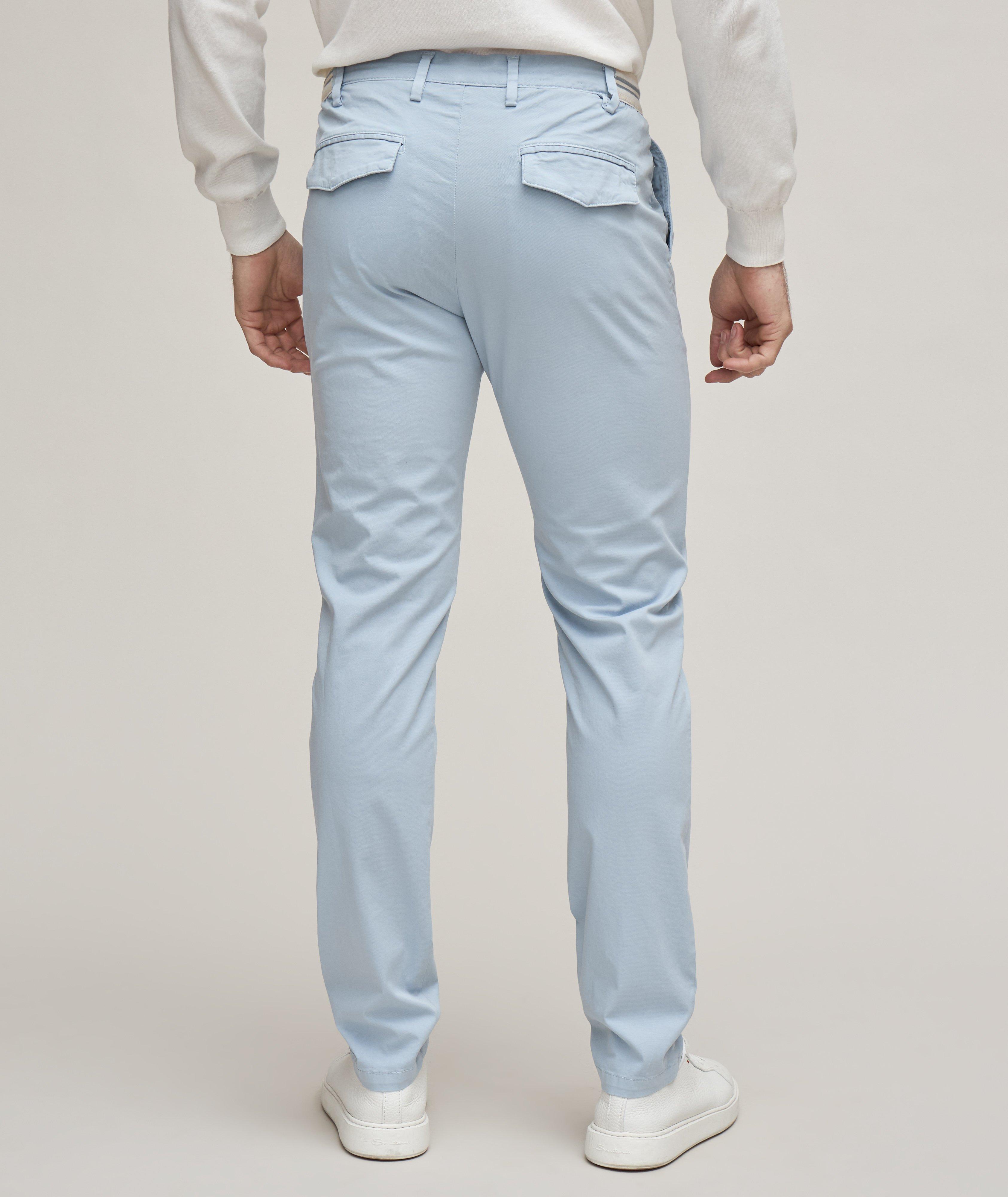 Pantalon sport en coton extensible à cordon image 3
